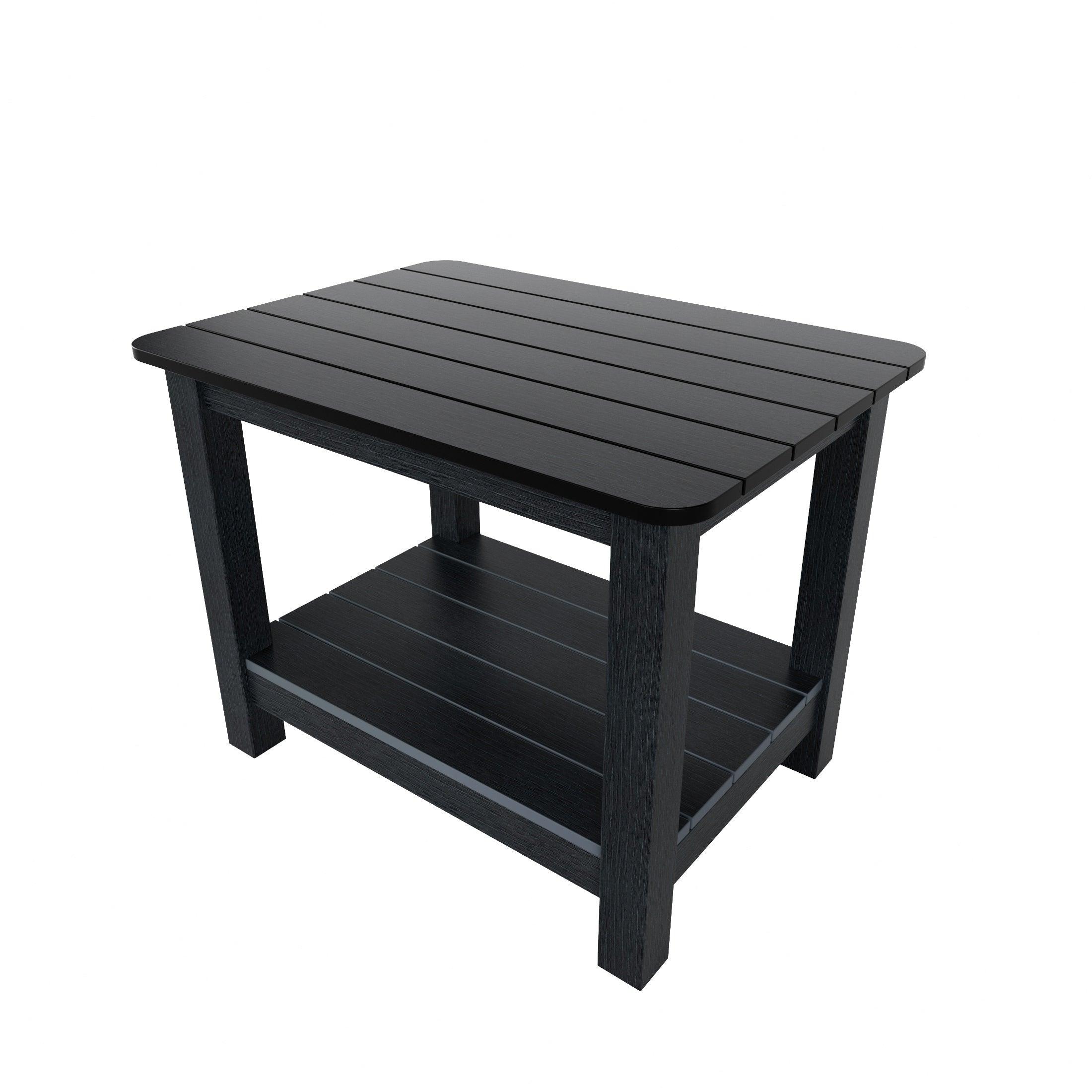 Florence HIPS Folding Adirondack Chair with Side Table Set - Costaelm