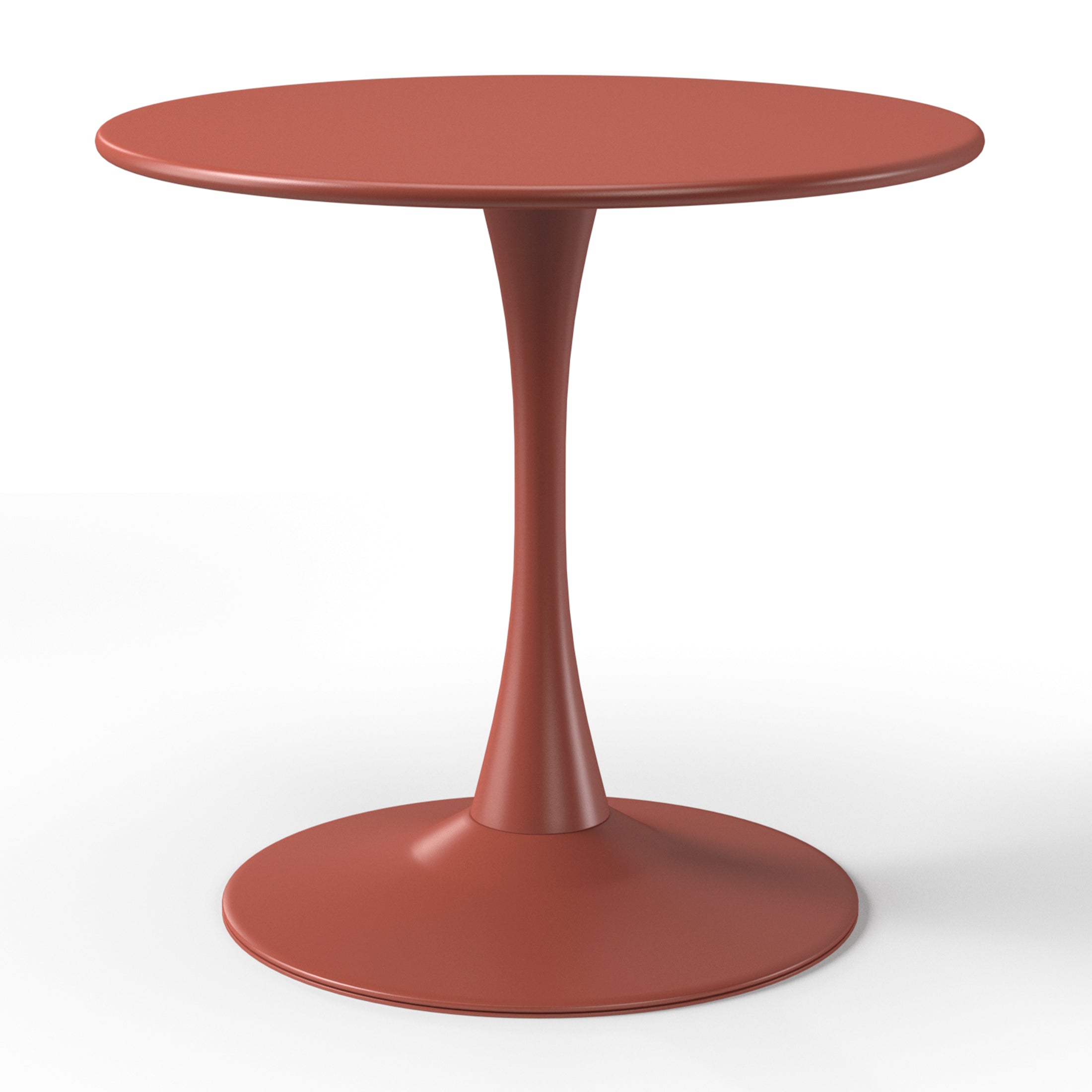 Sunshine 31.5" Round Outdoor Indoor Metal Cocktail Dining Table
