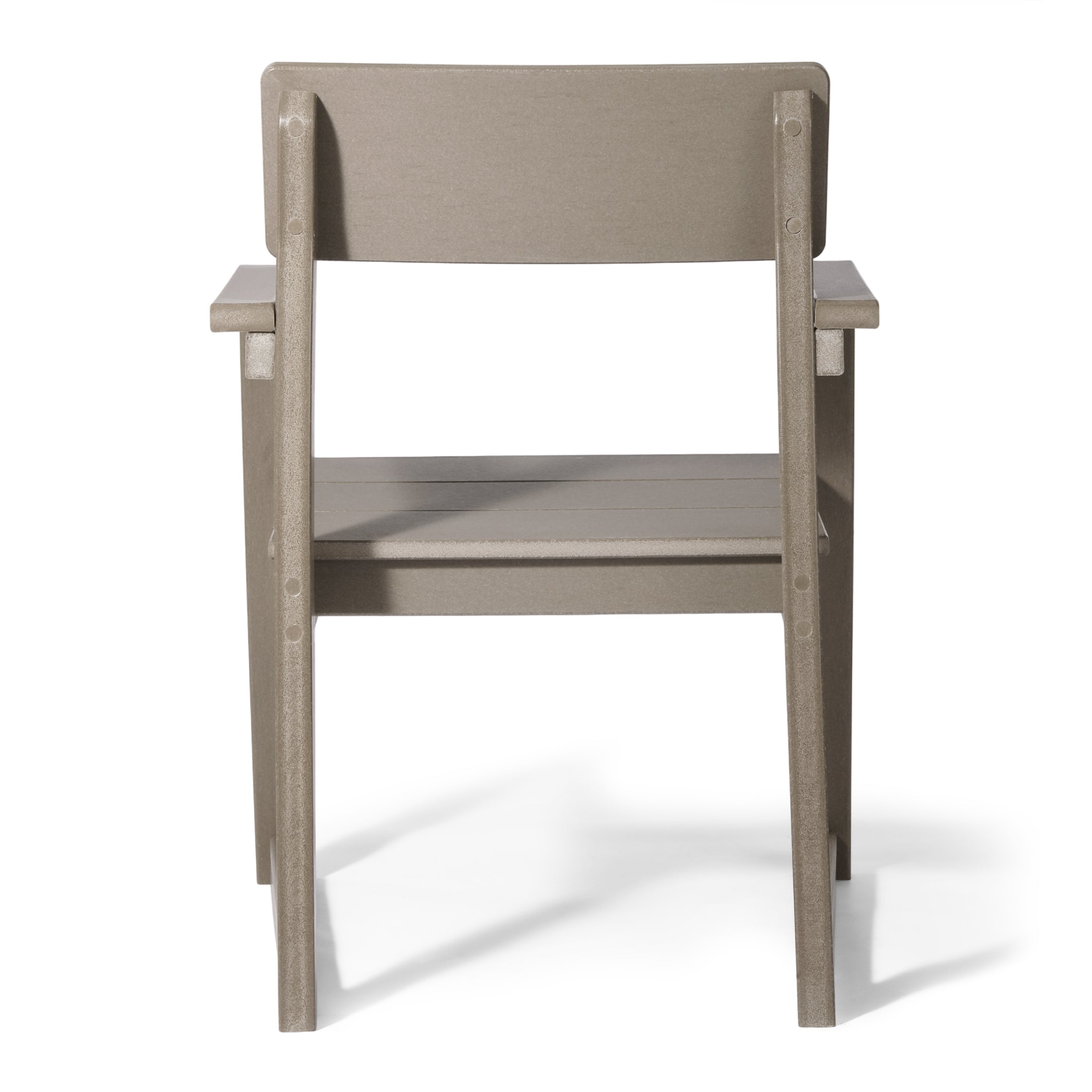 Cambria Modern HDPE Outdoor Patio Dining Arm Chairs (Set of 2)
