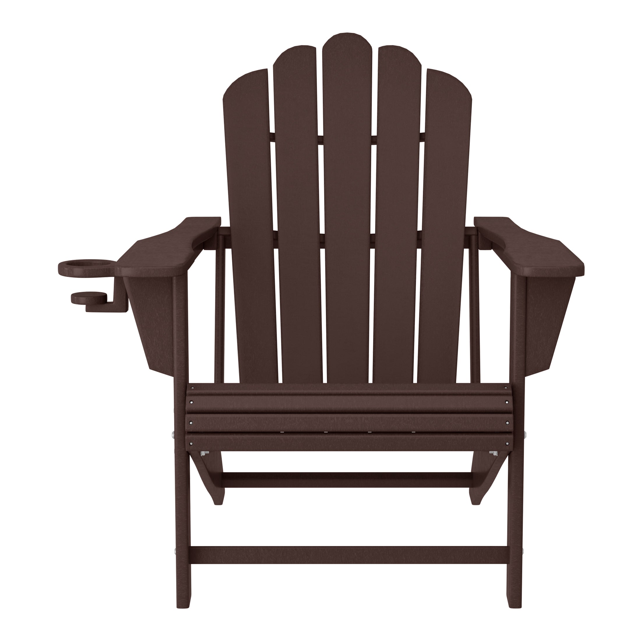 Lakeview 3-Piece Adirondack Chairs with Cup Holders and Coffee Table Set