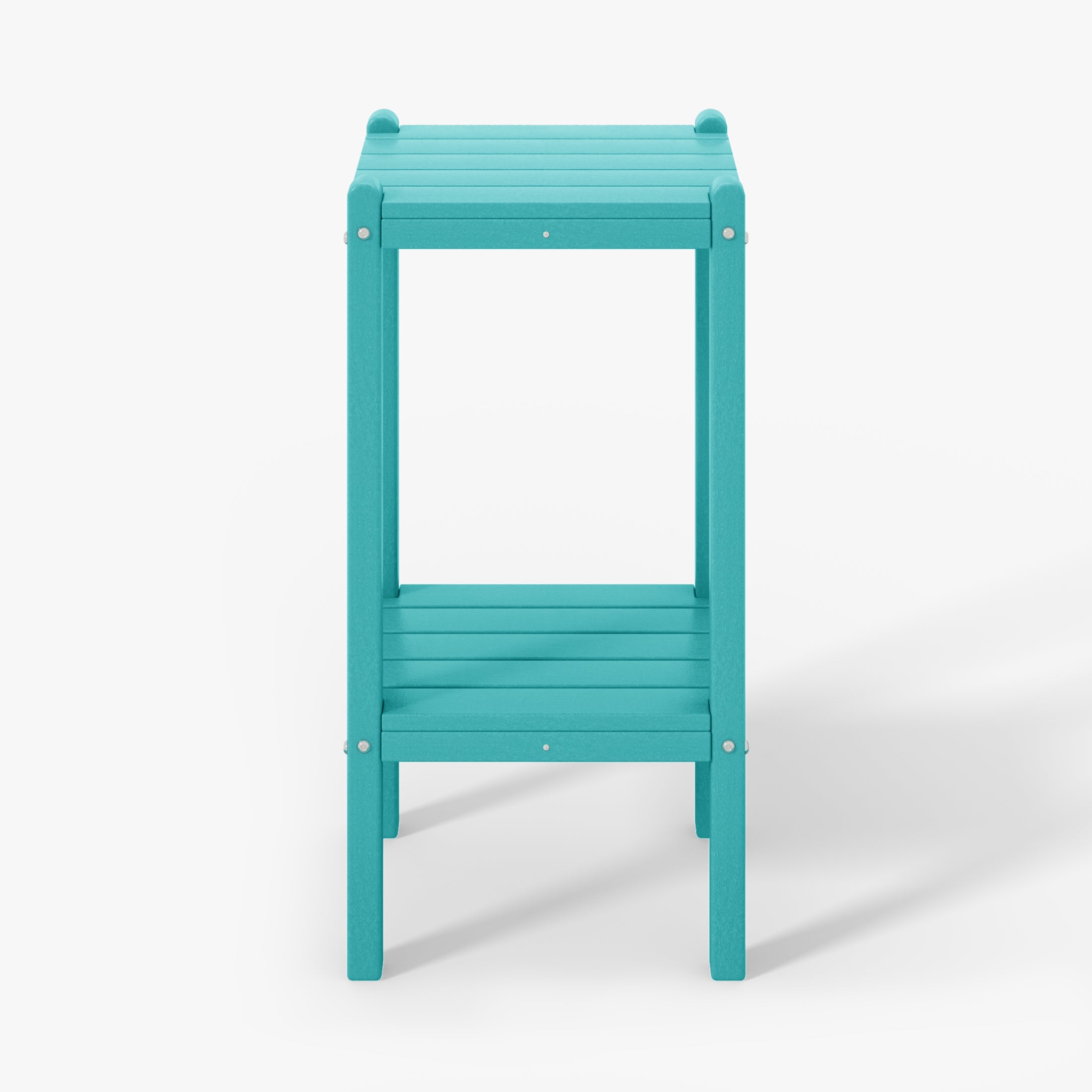 Paradise 36" Outdoor Adirondack HDPE 2-Tier Patio Side Table