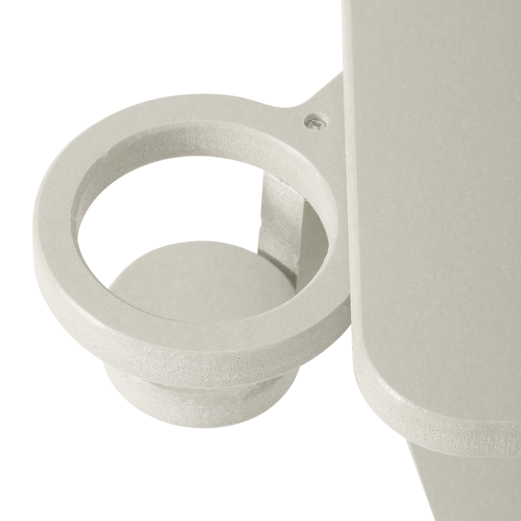 Lakeview 3-Piece Outdoor Patio HDPE Adirondack Chair With Cup Holder and Table Set