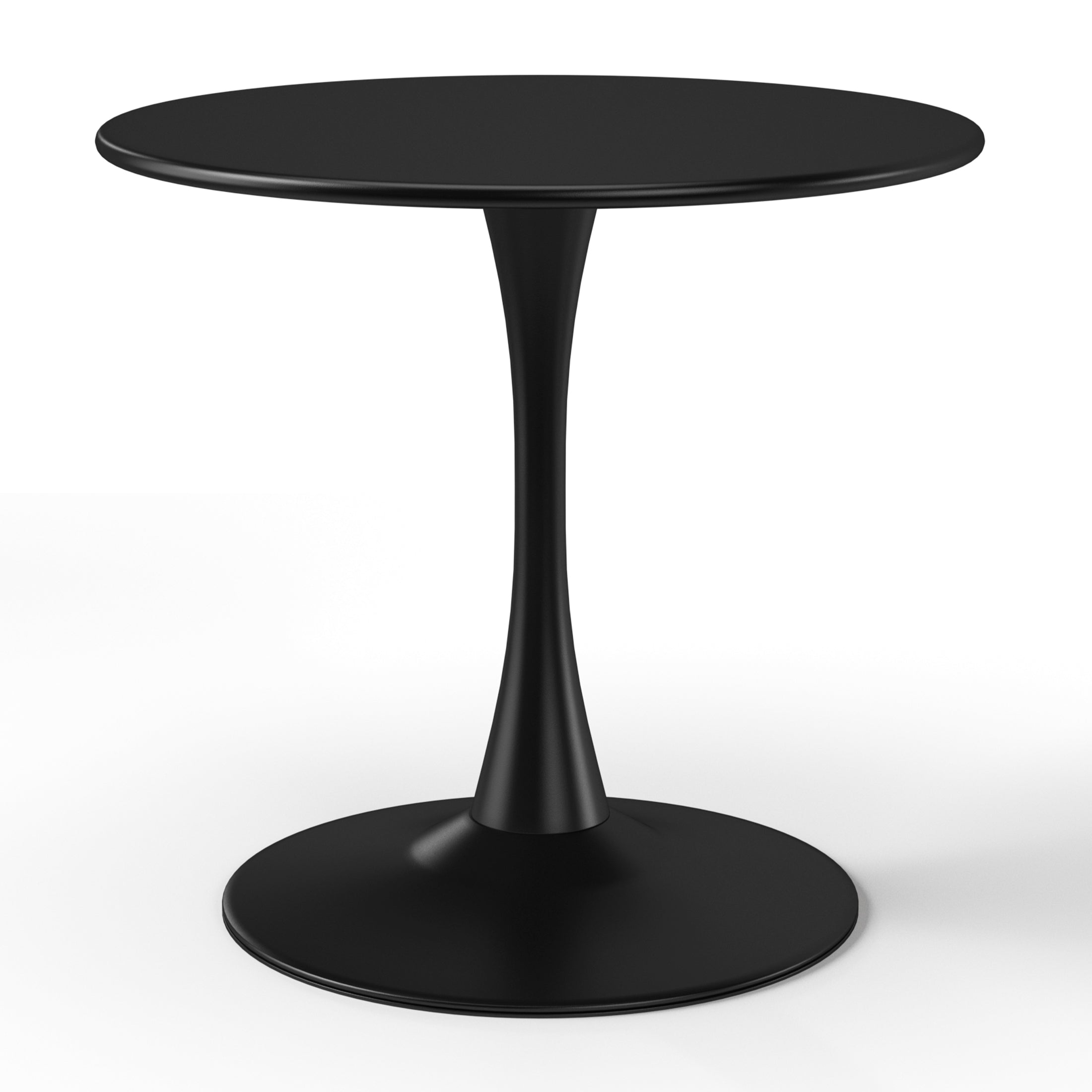 Sunshine 31.5" Round Outdoor Indoor Metal Cocktail Dining Table