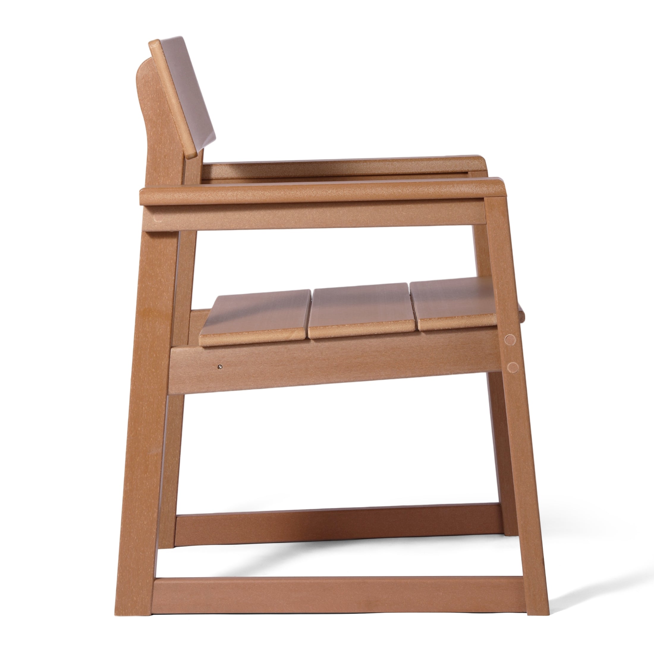 Cambria Modern HDPE Outdoor Patio Dining Arm Chairs (Set of 2)