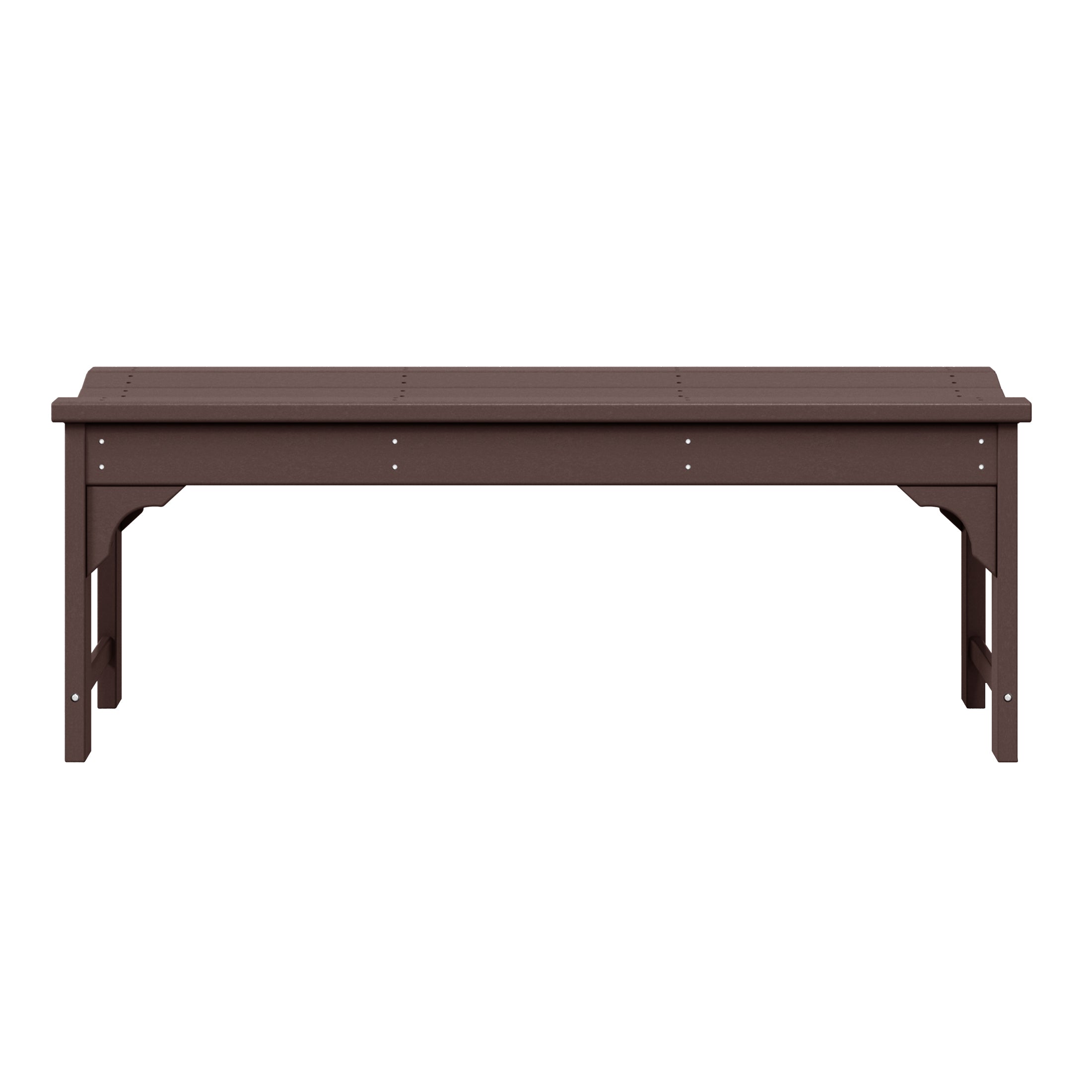 Paradise Westintrends 48" length backless Poly Westin Trendsod Outdoor / Garden bench