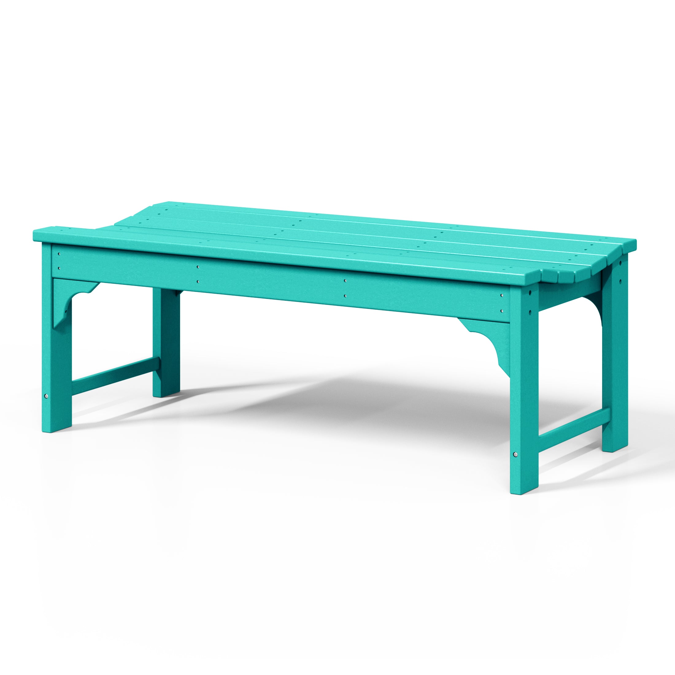 Paradise Westintrends 48" length backless Poly Westin Trendsod Outdoor / Garden bench
