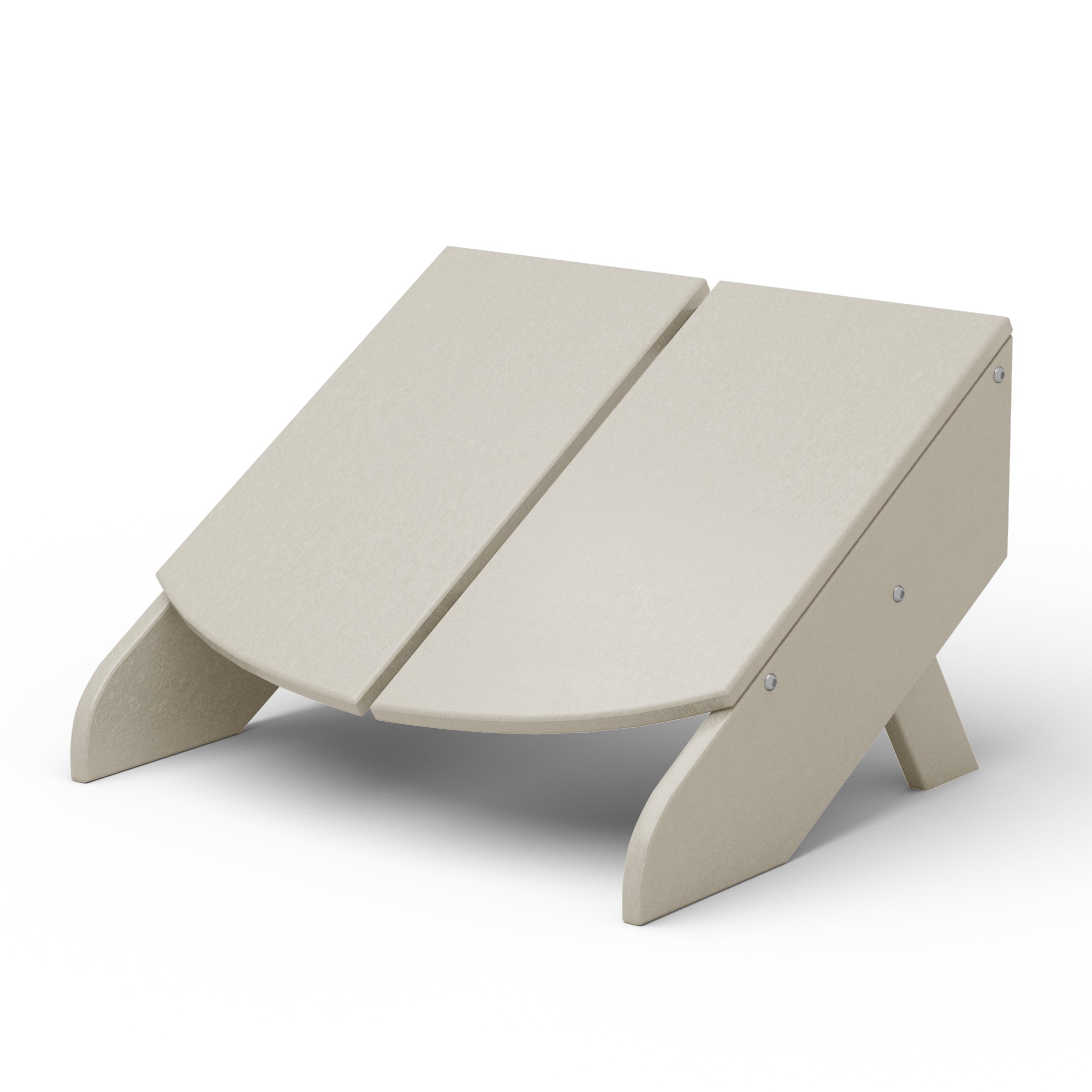 Seaview Modern HDPE Plastic Folding Patio Adirondack Ottoman
