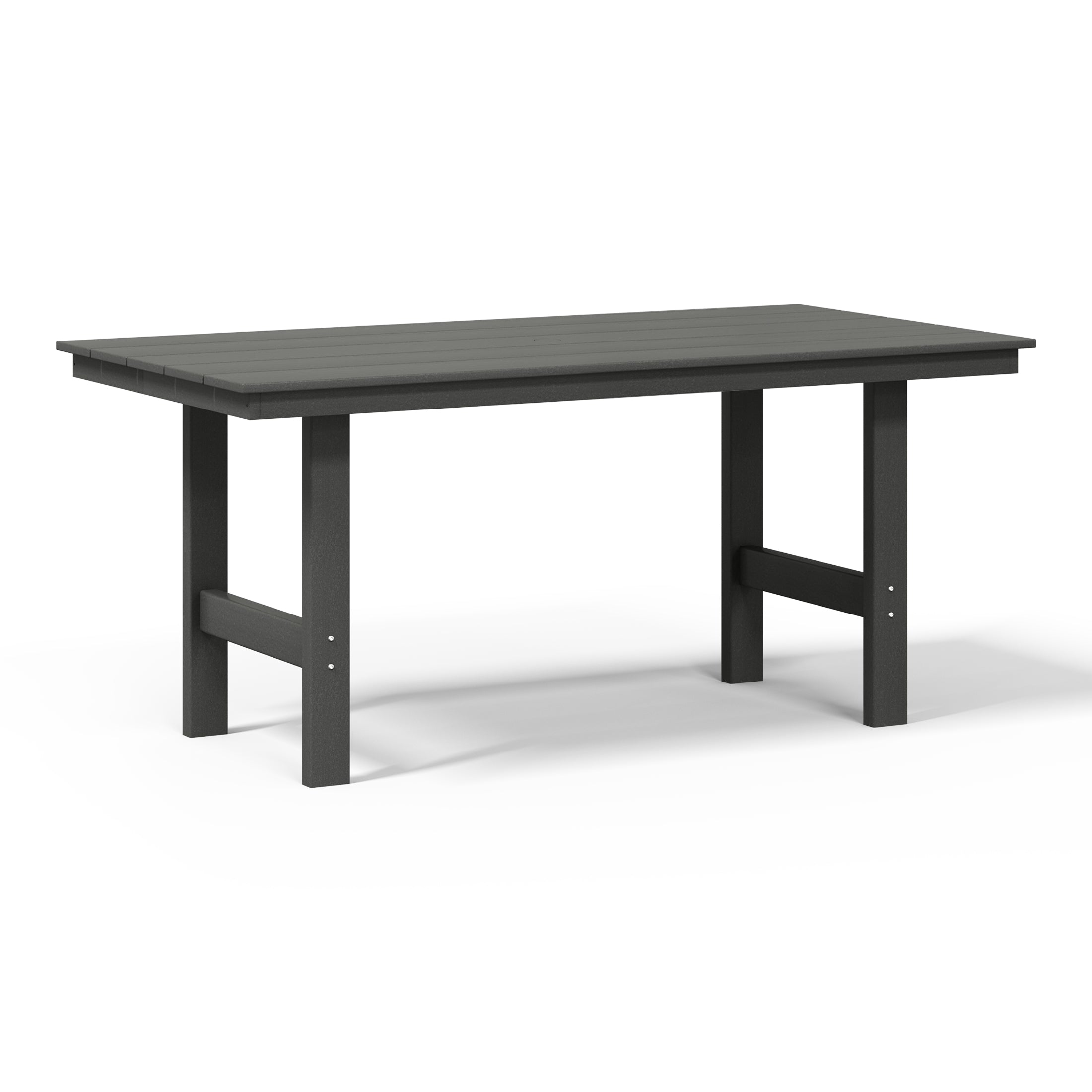Palms 7-Piece HDPE Outdoor Rectangular Patio Dining Table Set