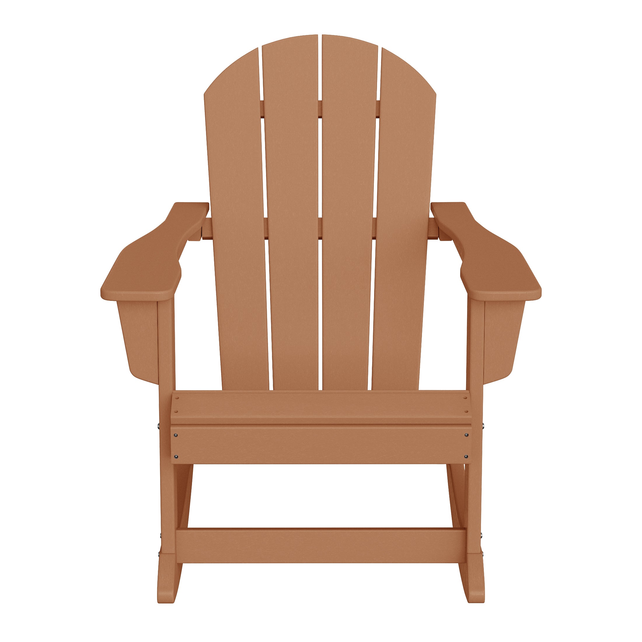 Paradise 3-Piece set Outdoor / Patio Poly Adirondack rocking chairs with a side table ( 2 seater )