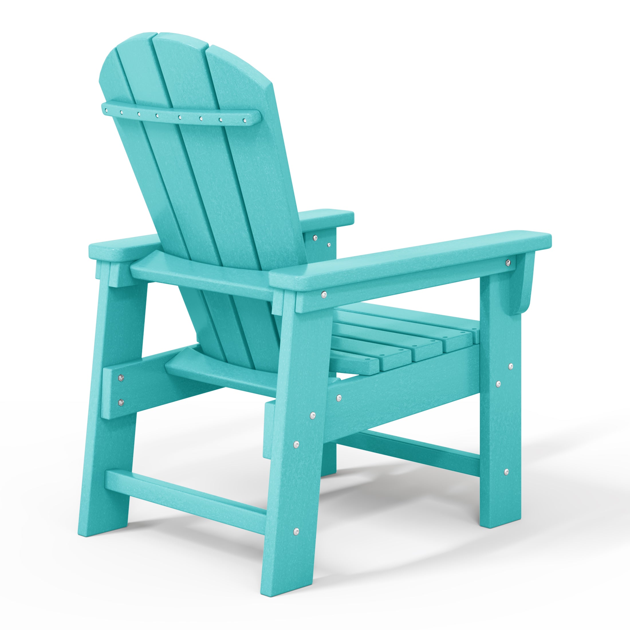 Paradise Kids Outdoor Adirondack Plastic Patio Chair (Set of 2)