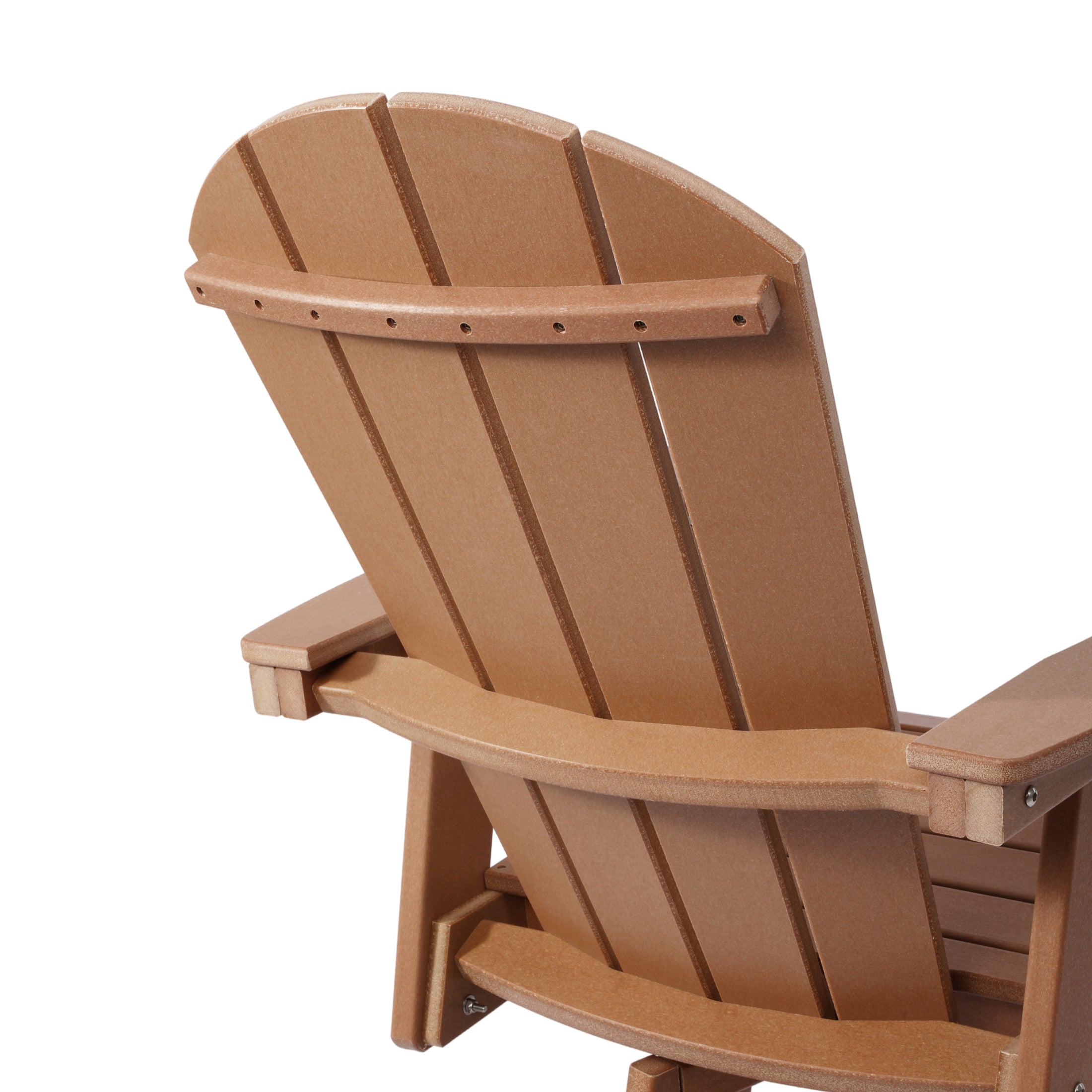Paradise Outdoor HDPE  Tall Adirondack Counter Height Bar Chair With Cup Holder