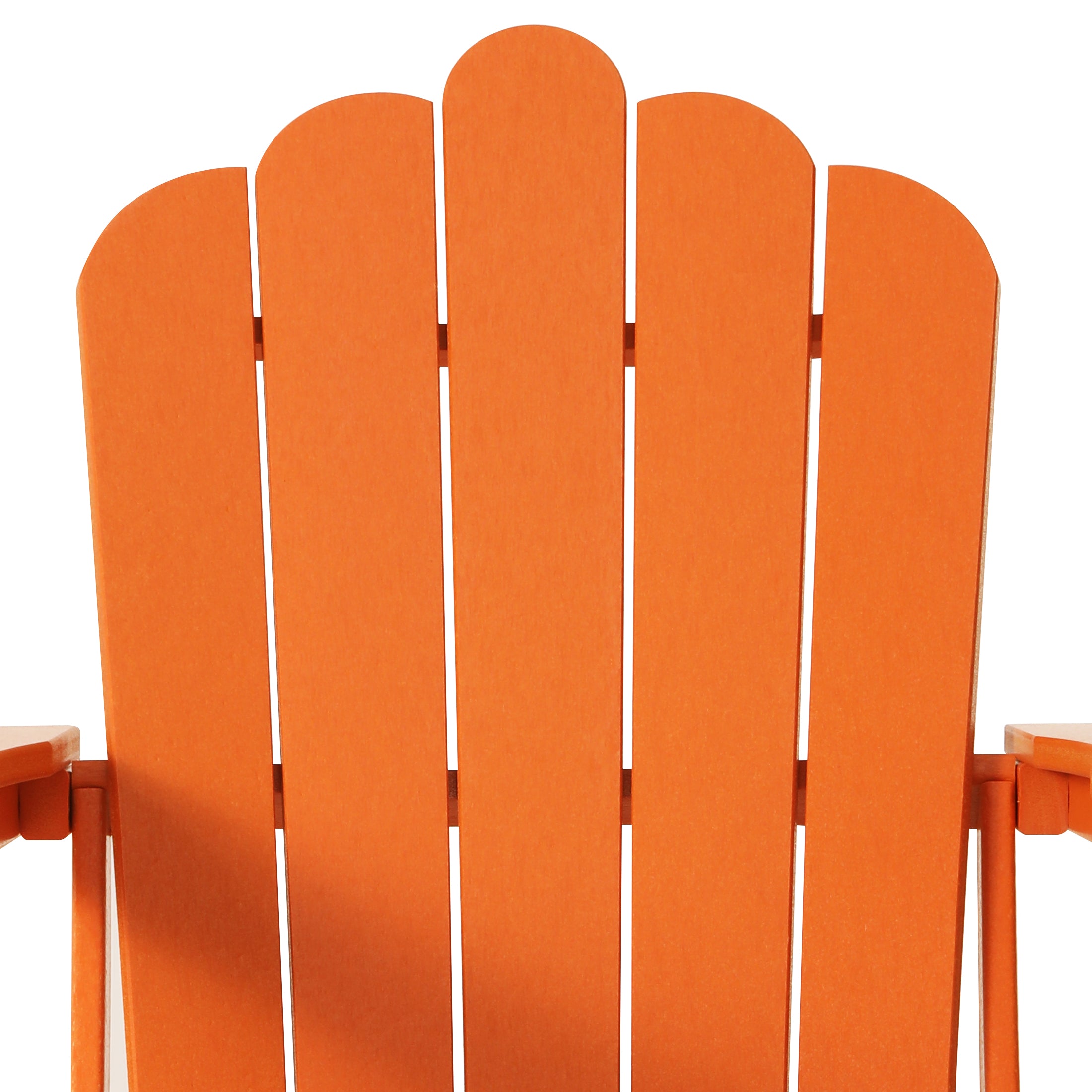 Lakeview 12-Piece HDPE Outdoor Patio Furniture Adirondack Chair Conversation Table Set