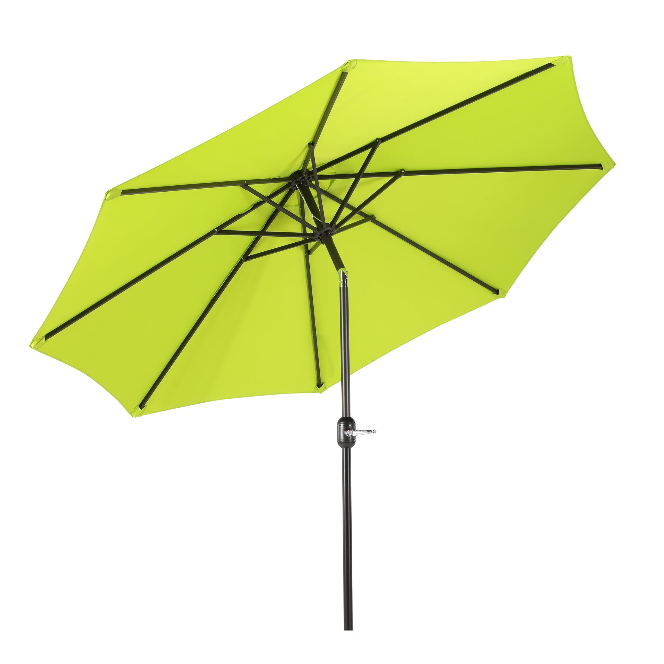 Cabana 9 ft. Patio Table Umbrella with Black color round free standing weight base kit