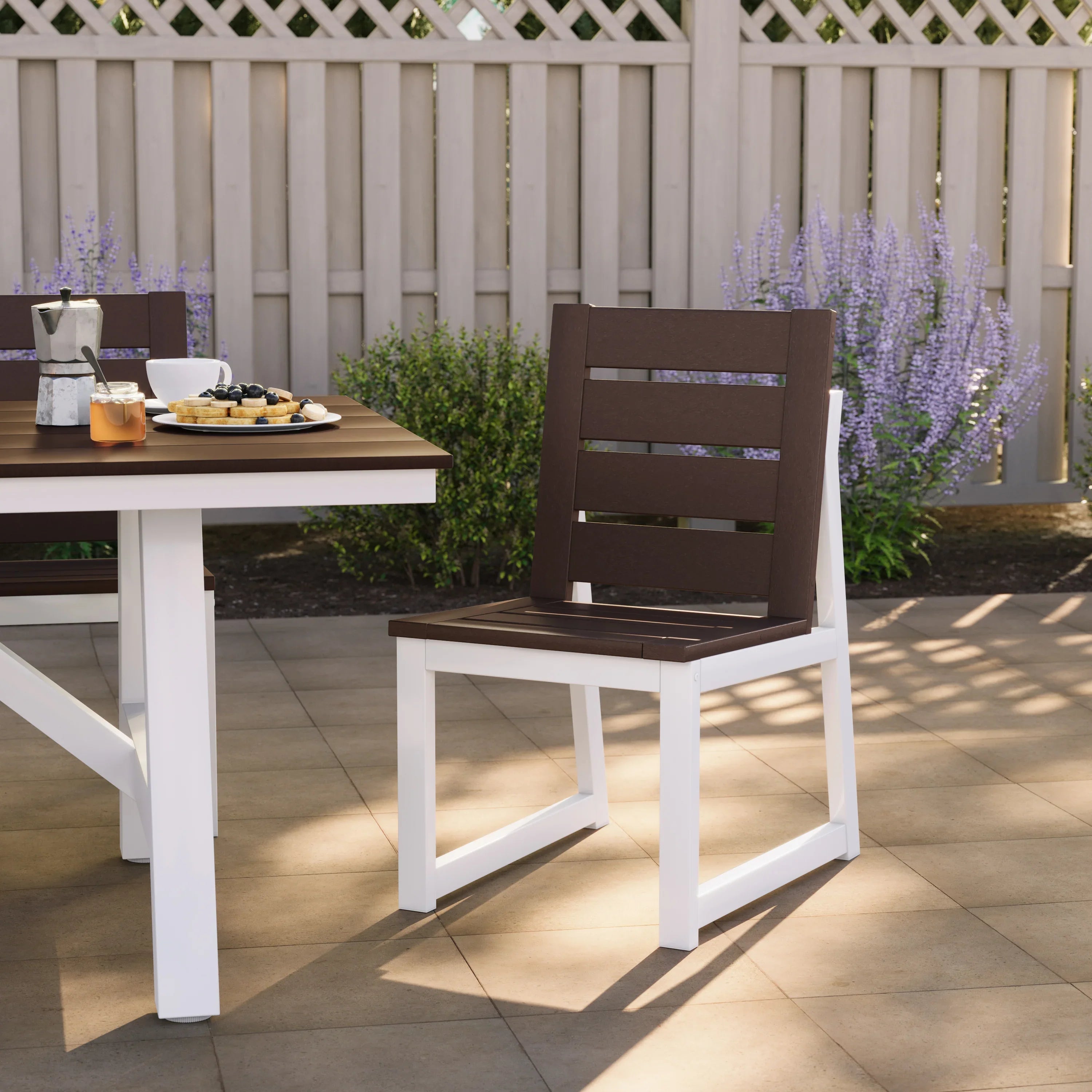Stinson HDPE Outdoor Patio Dining Side Chair