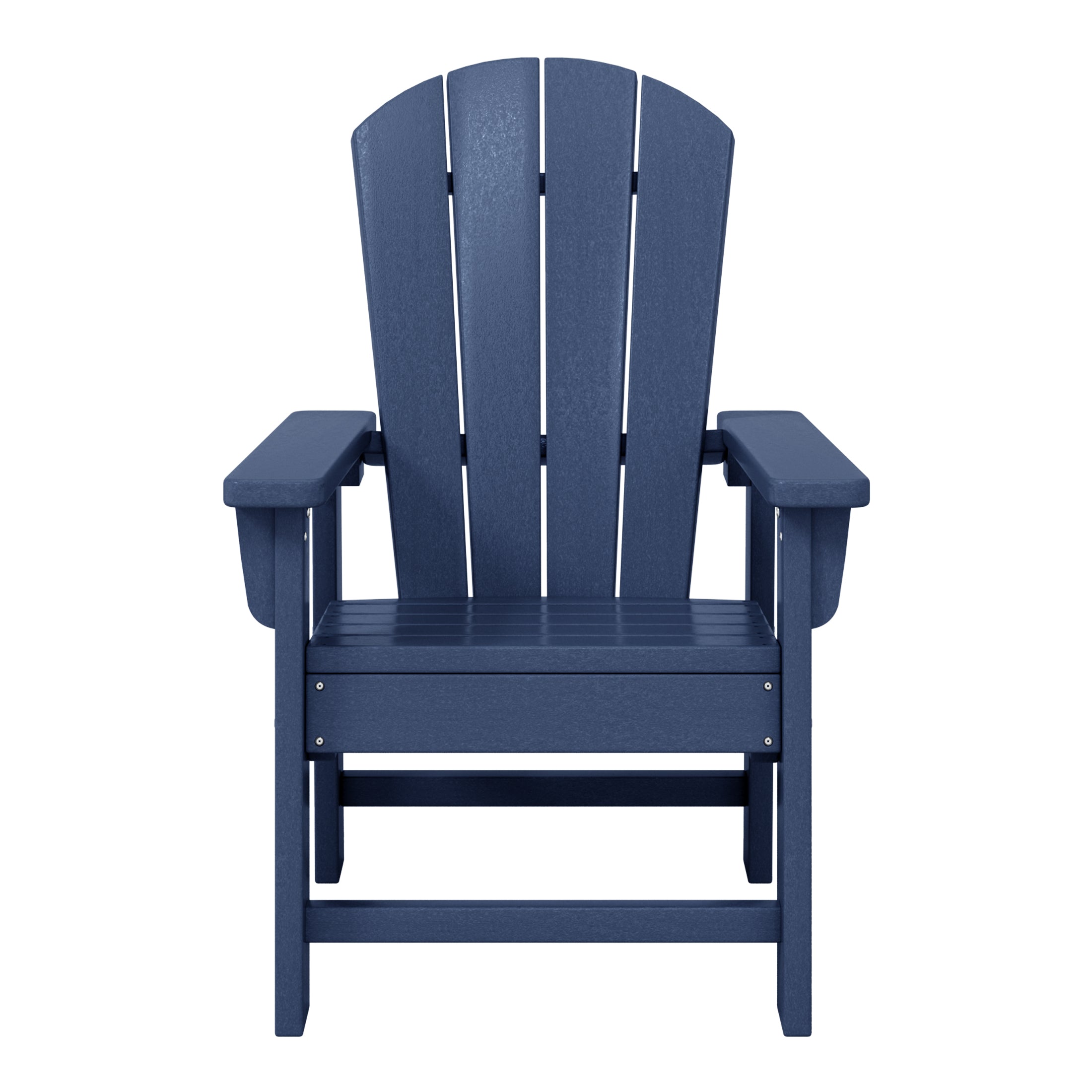 Paradise 2-Piece Kids Outdoor HDPE Adirondack Chair With Square Side Table Set