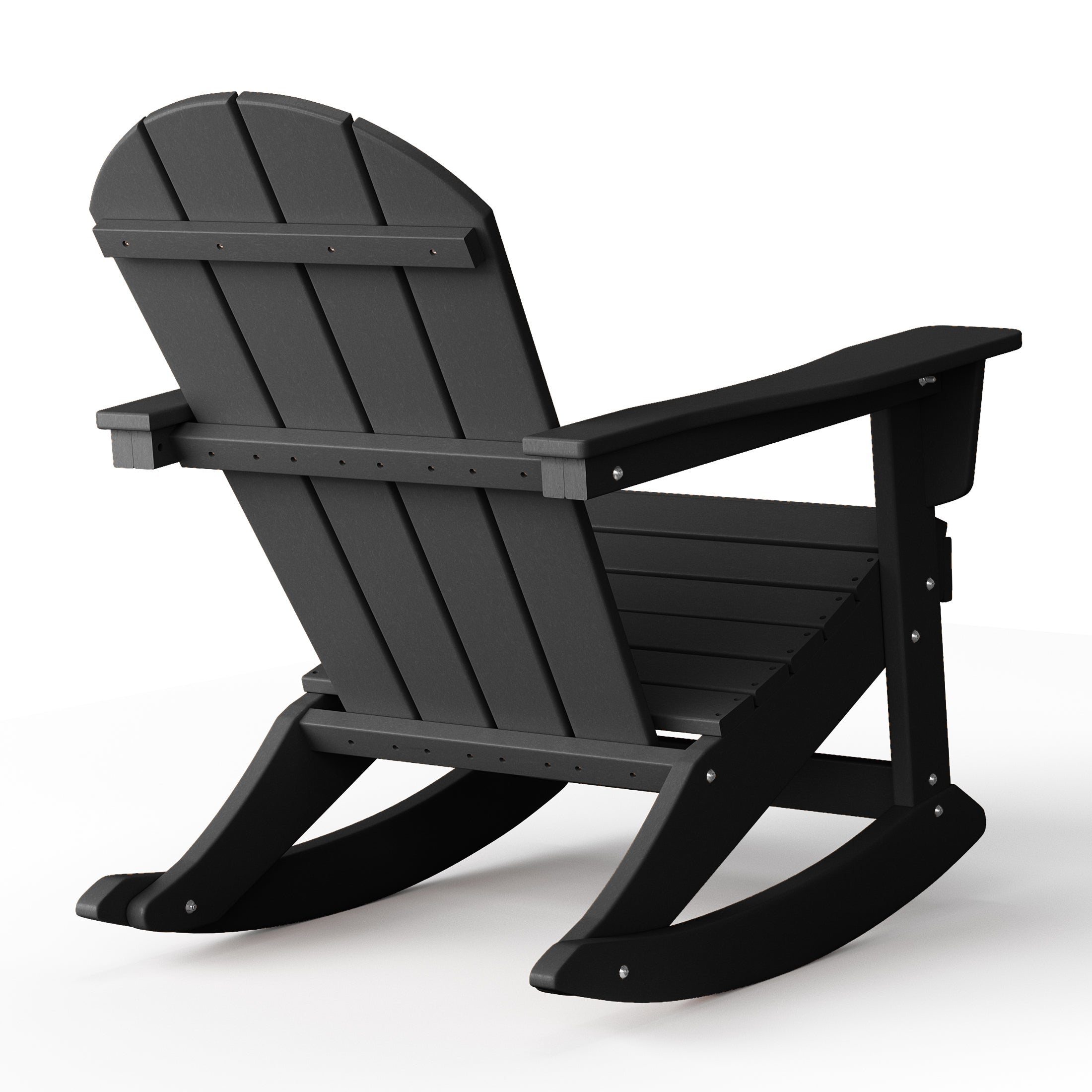 Paradise 2 piece set Outdoor / Patio Poly Adirondack rocking chairs ( 2 seater )