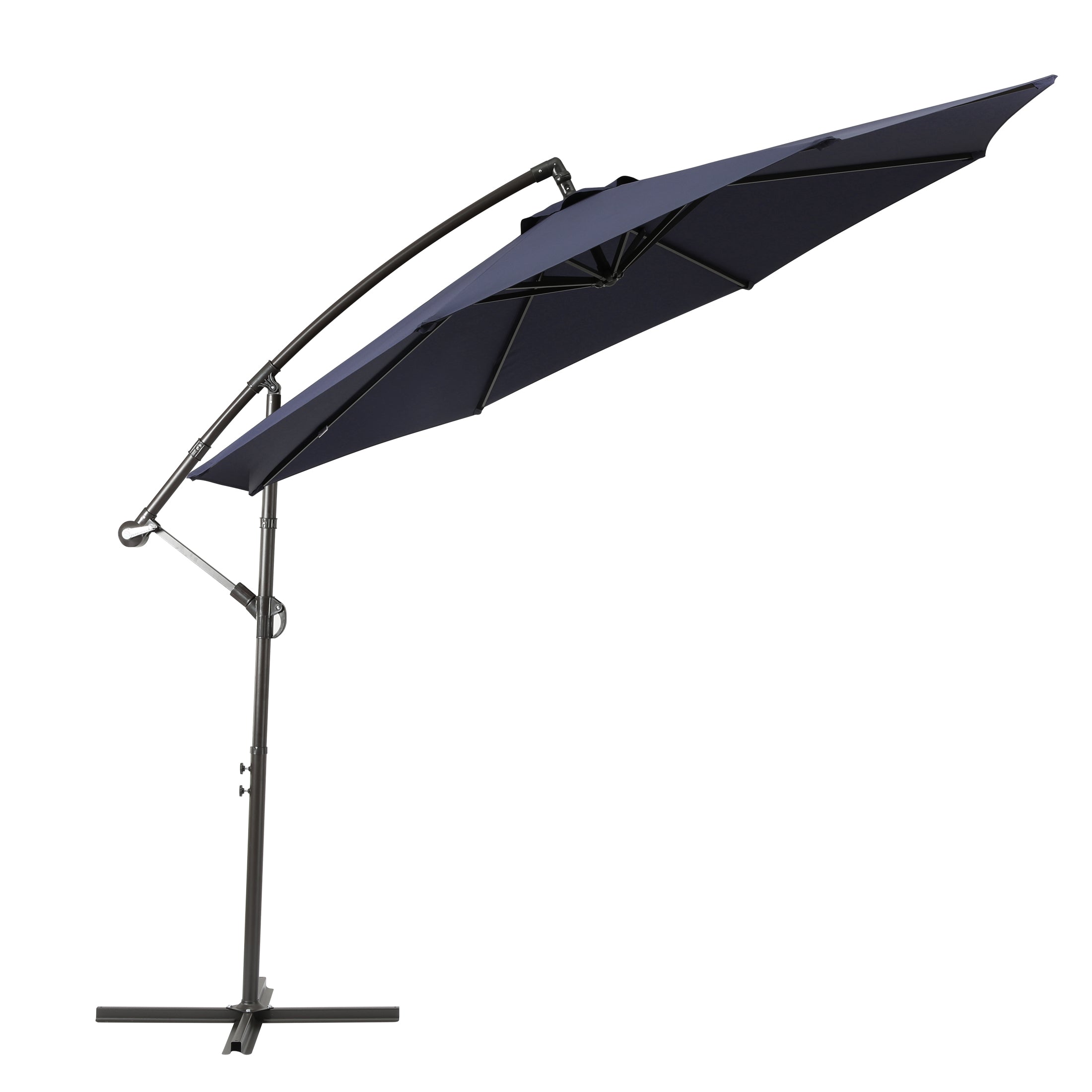 Elm 10 ft. Outdoor / Patio Cantilever Hanging Umbrella