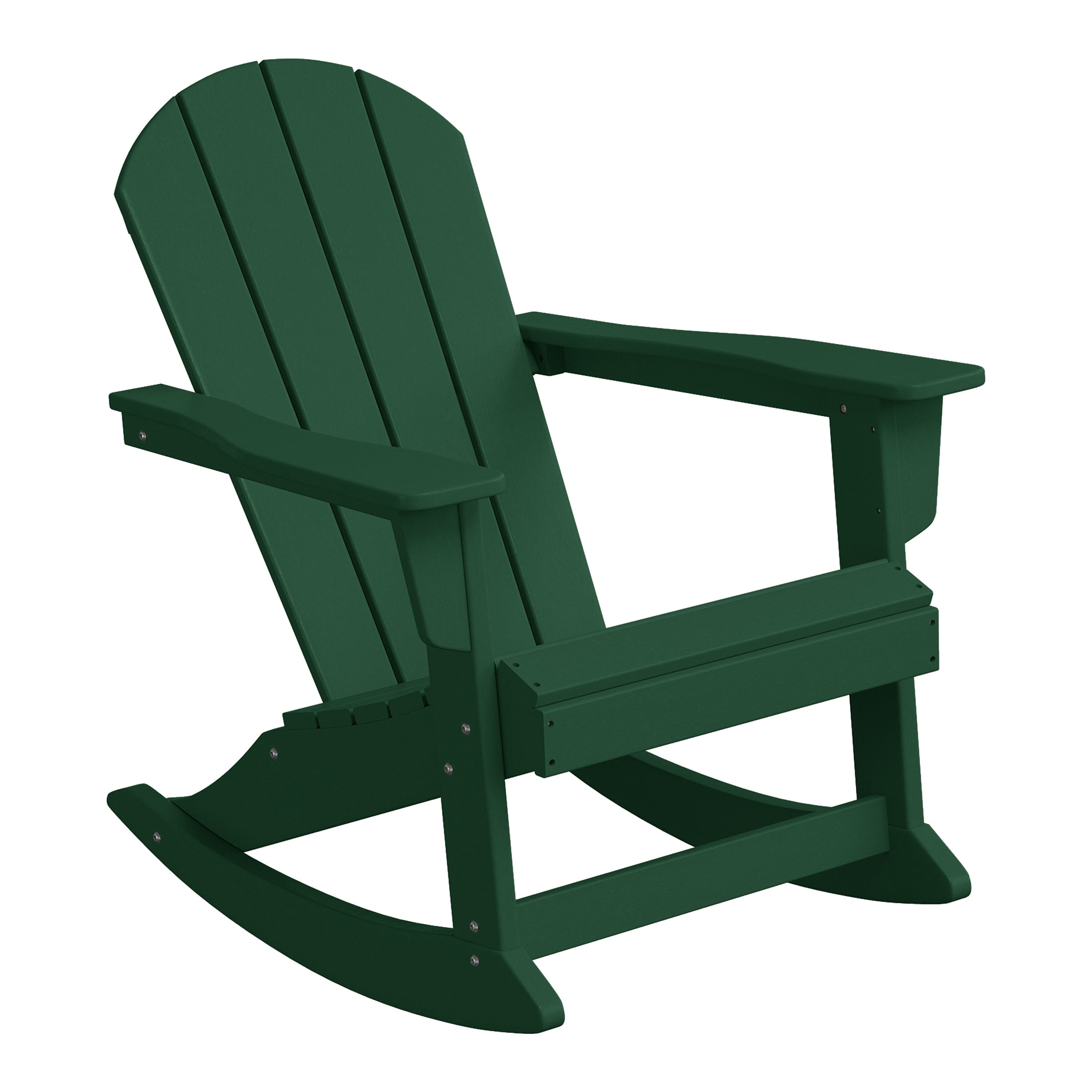 Paradise 2 piece set Outdoor / Patio Poly Adirondack rocking chairs ( 2 seater )