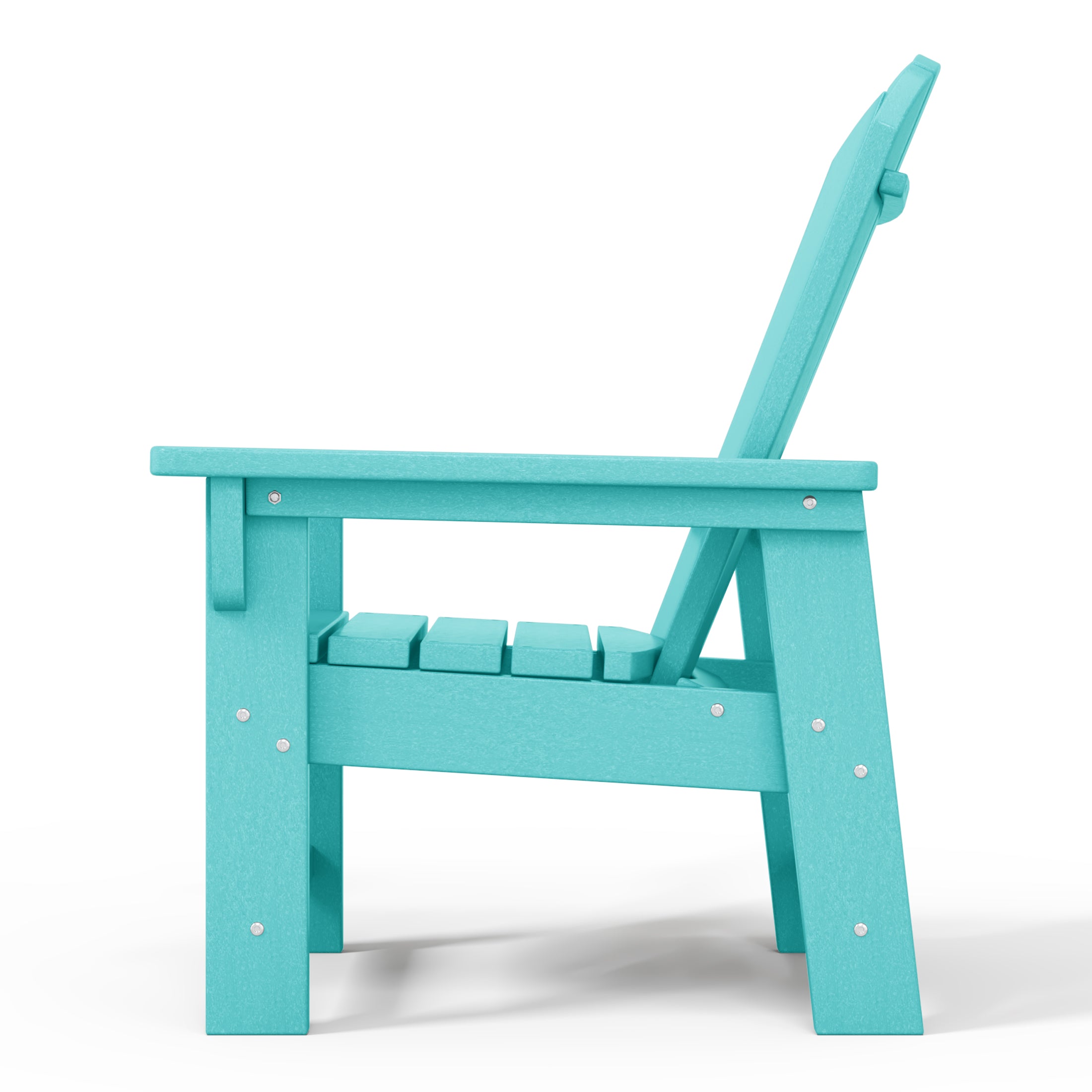 Paradise Kids Outdoor Adirondack Plastic Patio Chair (Set of 2)