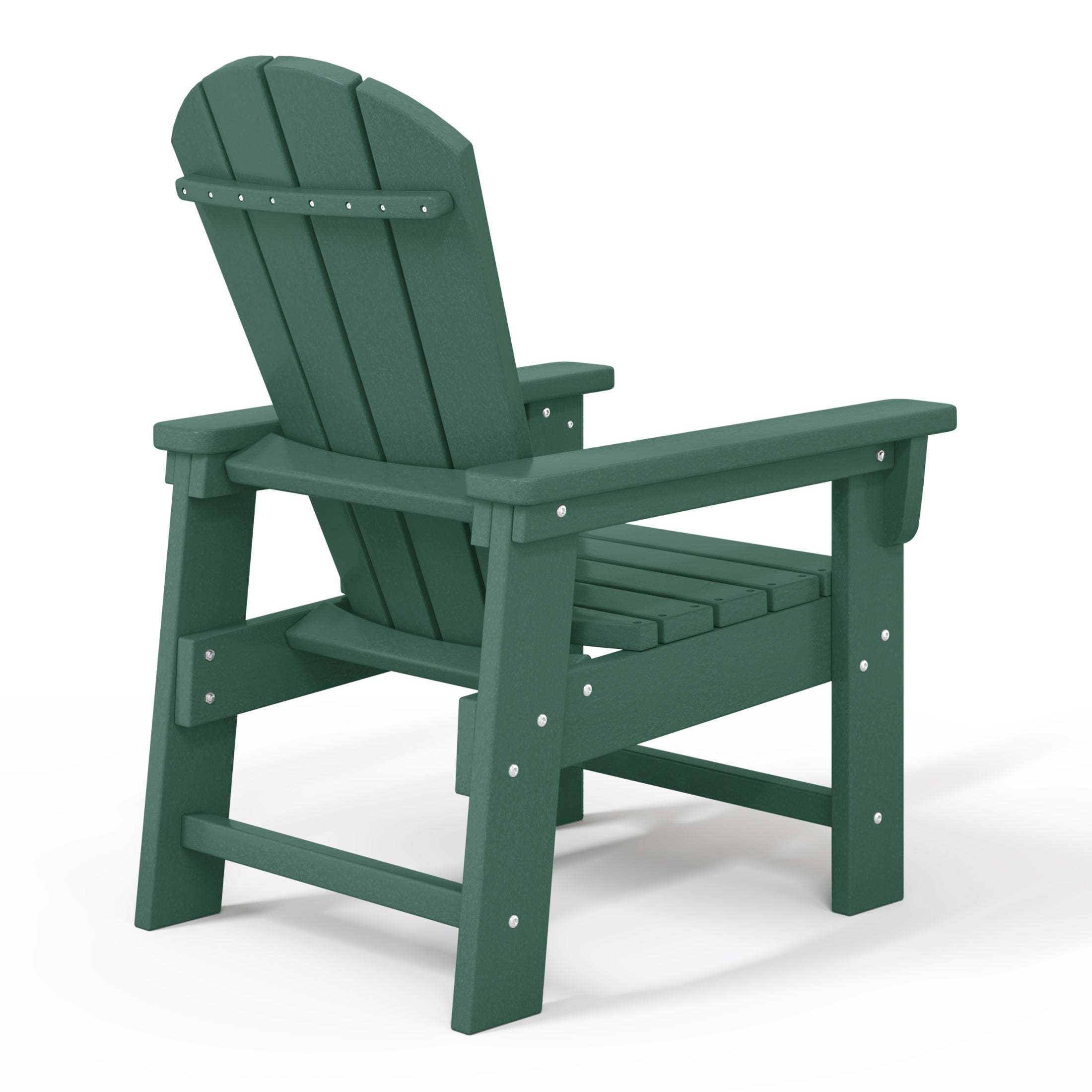 Paradise Kids Outdoor Adirondack Plastic Patio Chair (Set of 2)