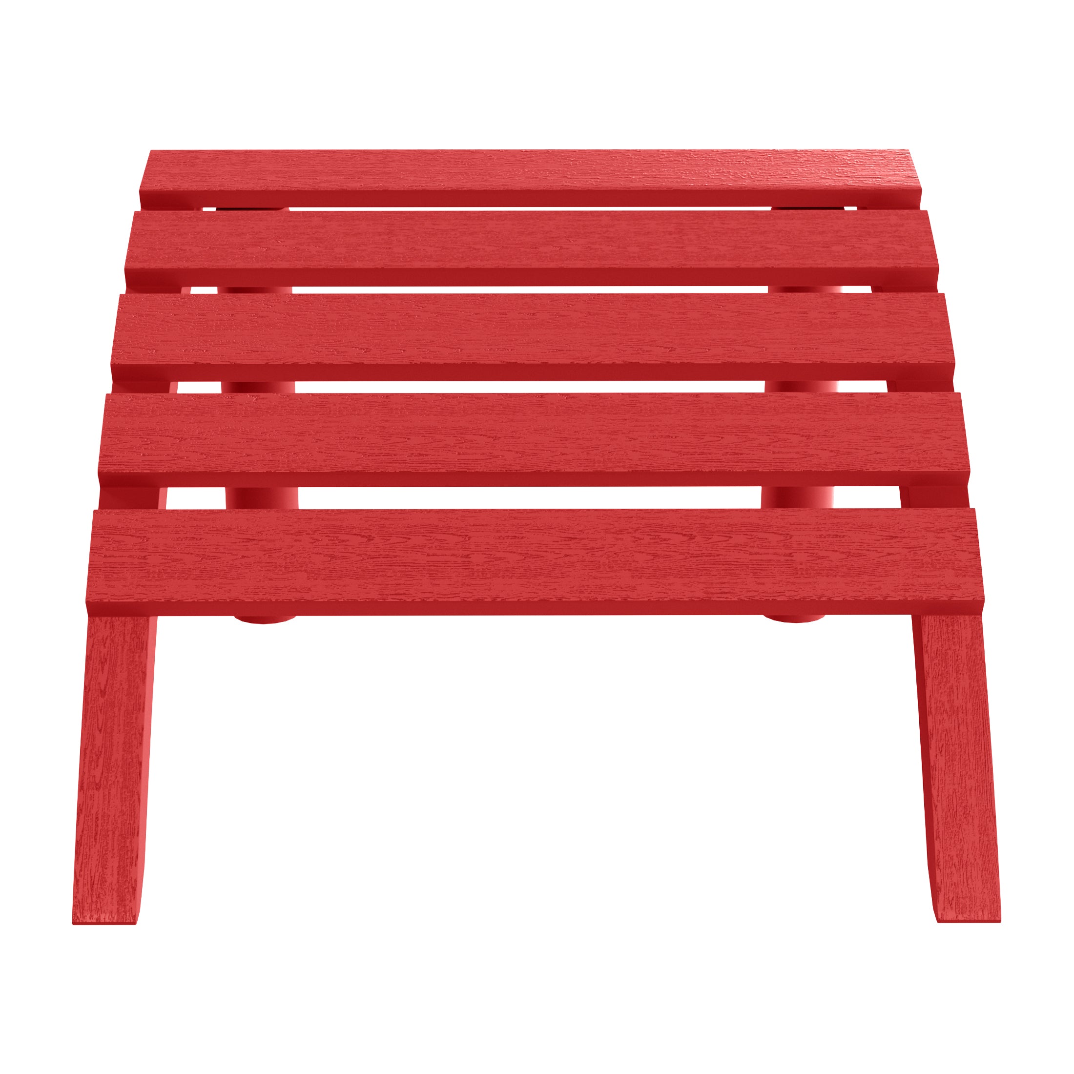 Cayman Outdoor Patio HDPE Adirondack Ottoman Footrest