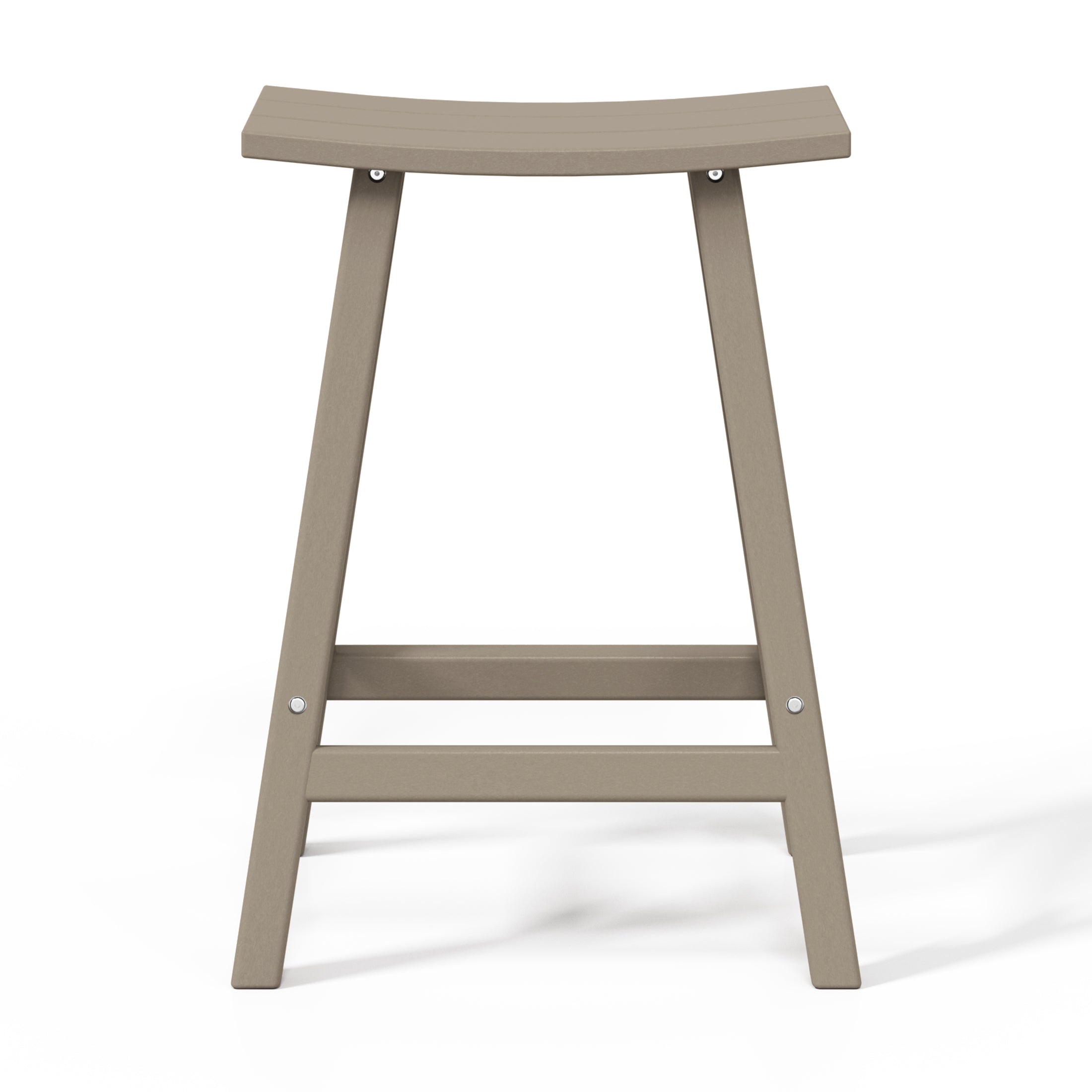 Paradise 2 piece set of 24" height Outdoor / Patio Saddle bar stools