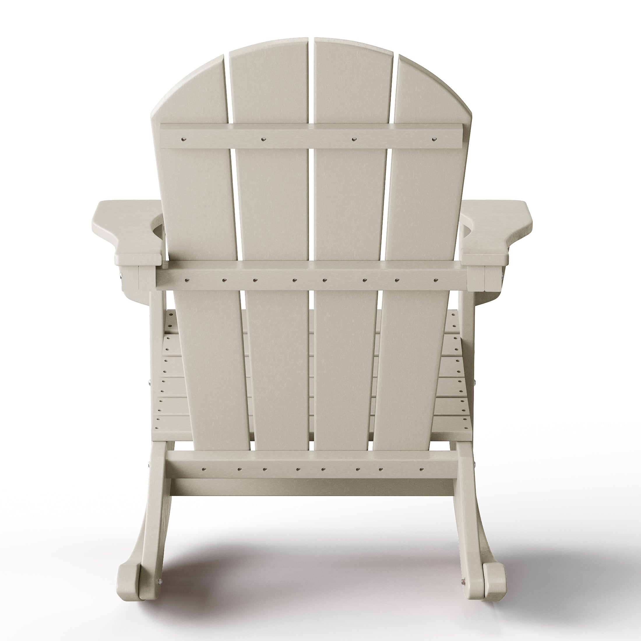 Paradise 2 piece set Outdoor / Patio Poly Adirondack rocking chairs ( 2 seater )