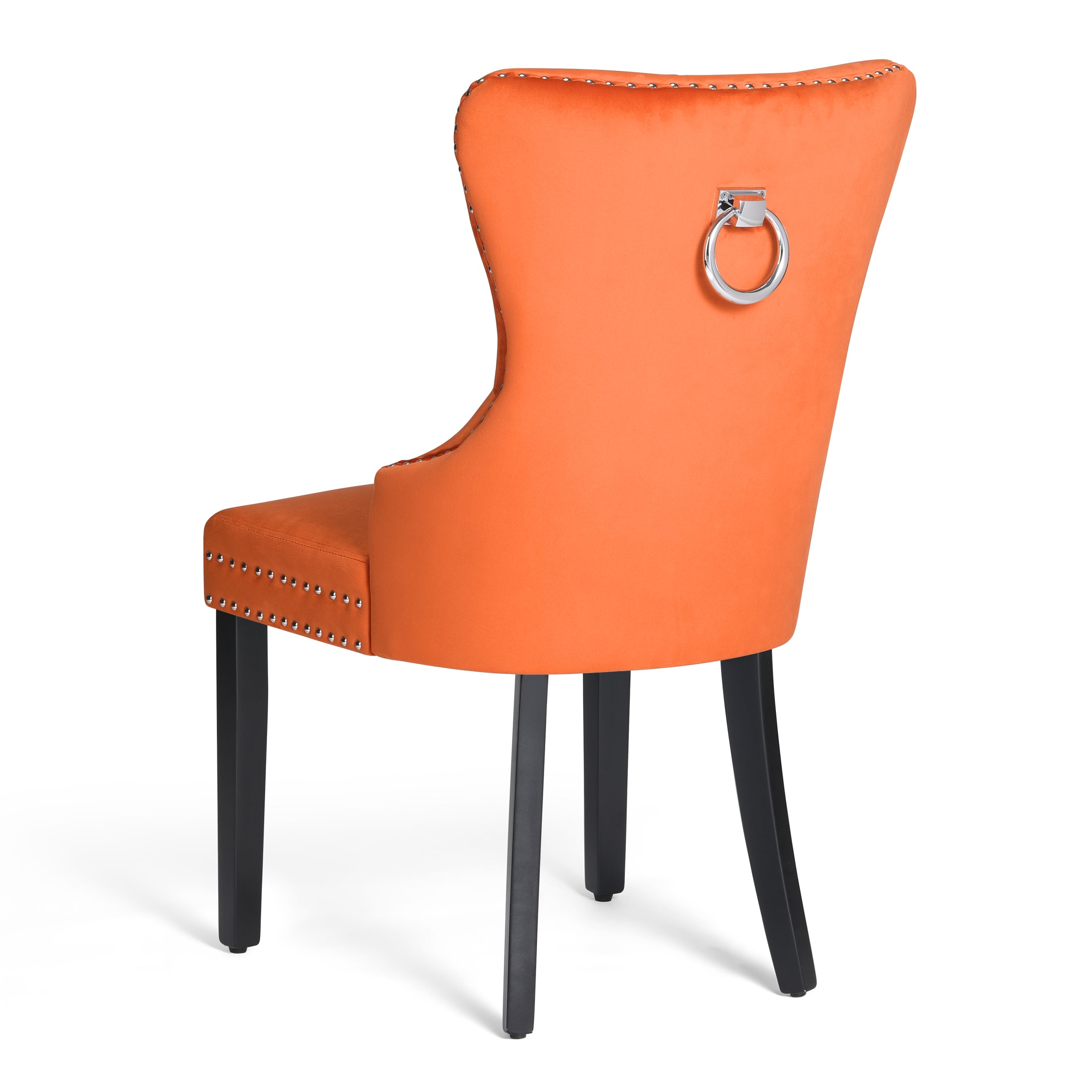 Hank Velvet Upholstered Tufted Dining Chairs (Set of 6)