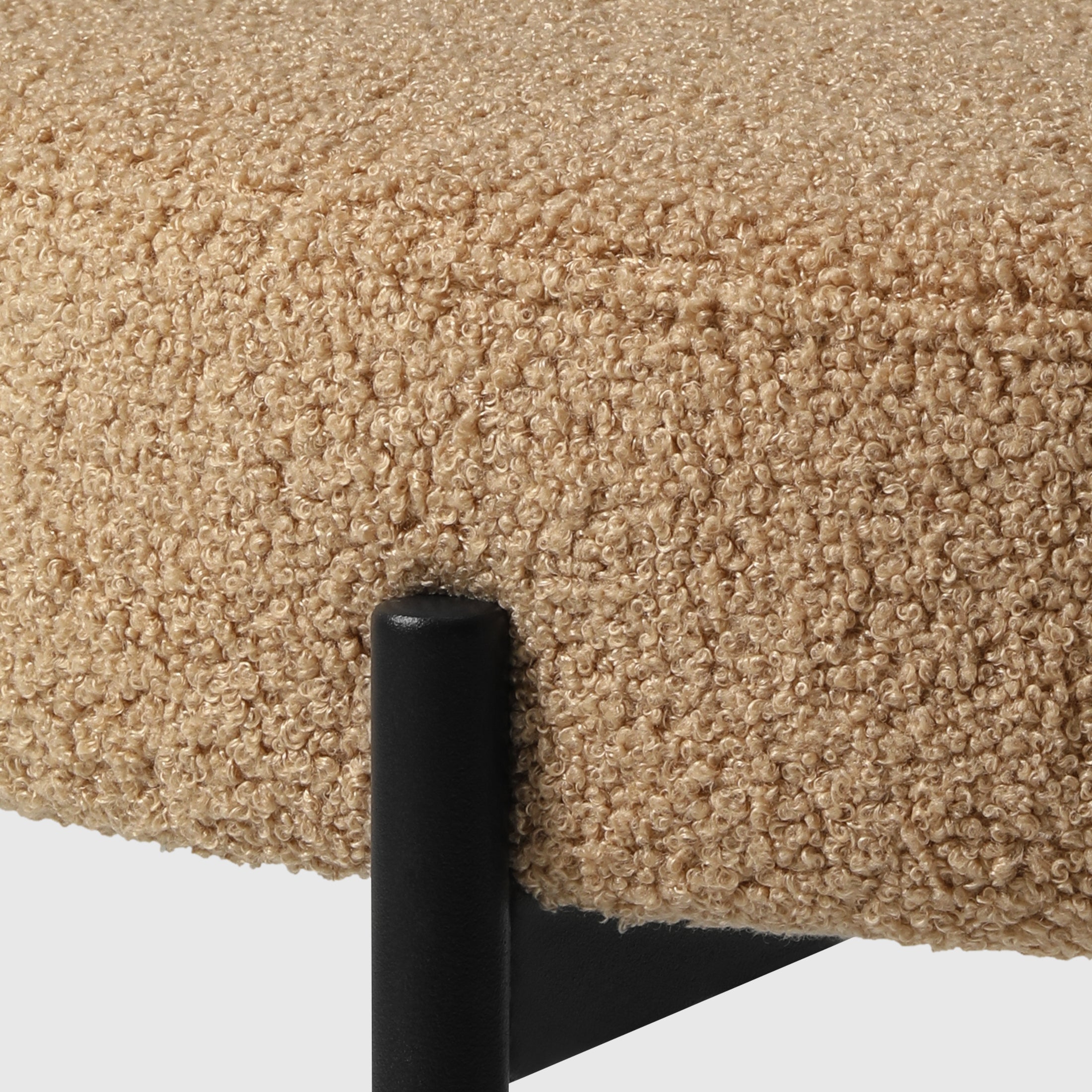 Celine Mid-Century Modern Upholstered Sherpa Round Dining Chairs (Set of 6)