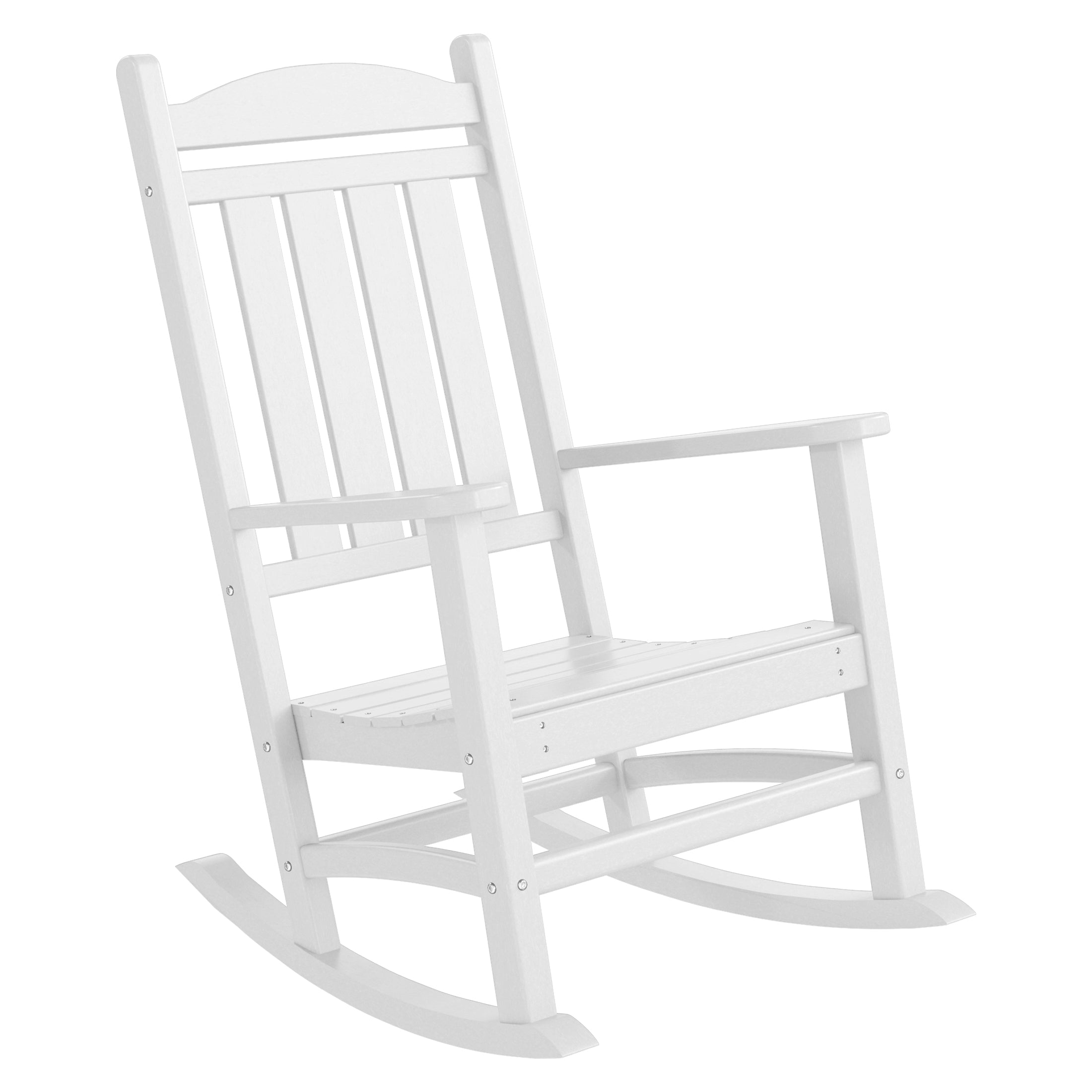 Paradise 5-Piece HDPE Outdoor Patio Furniture Couch and Rocking Chair Set