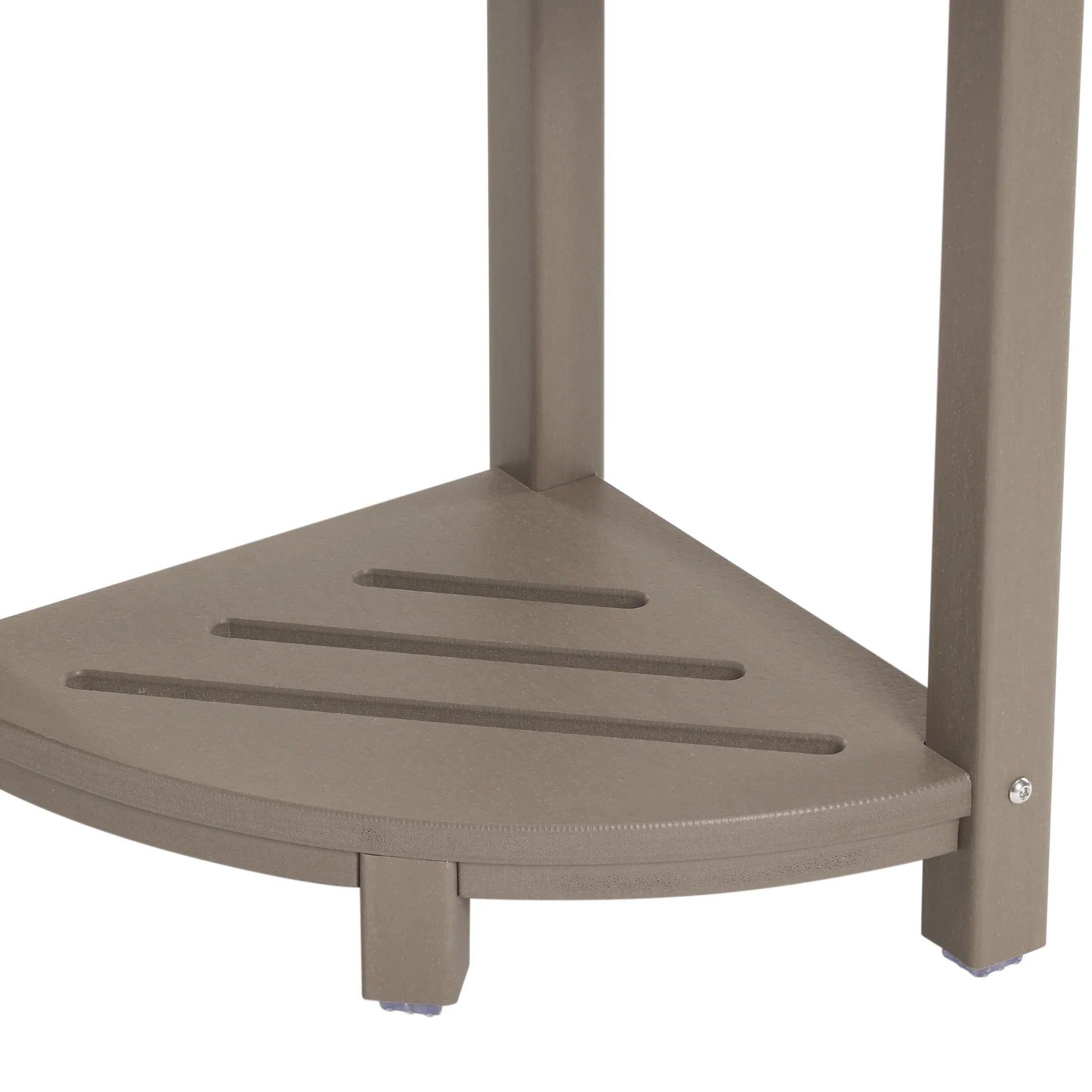 Ventura HDPE Plastic Waterproof Shower Corner Bench