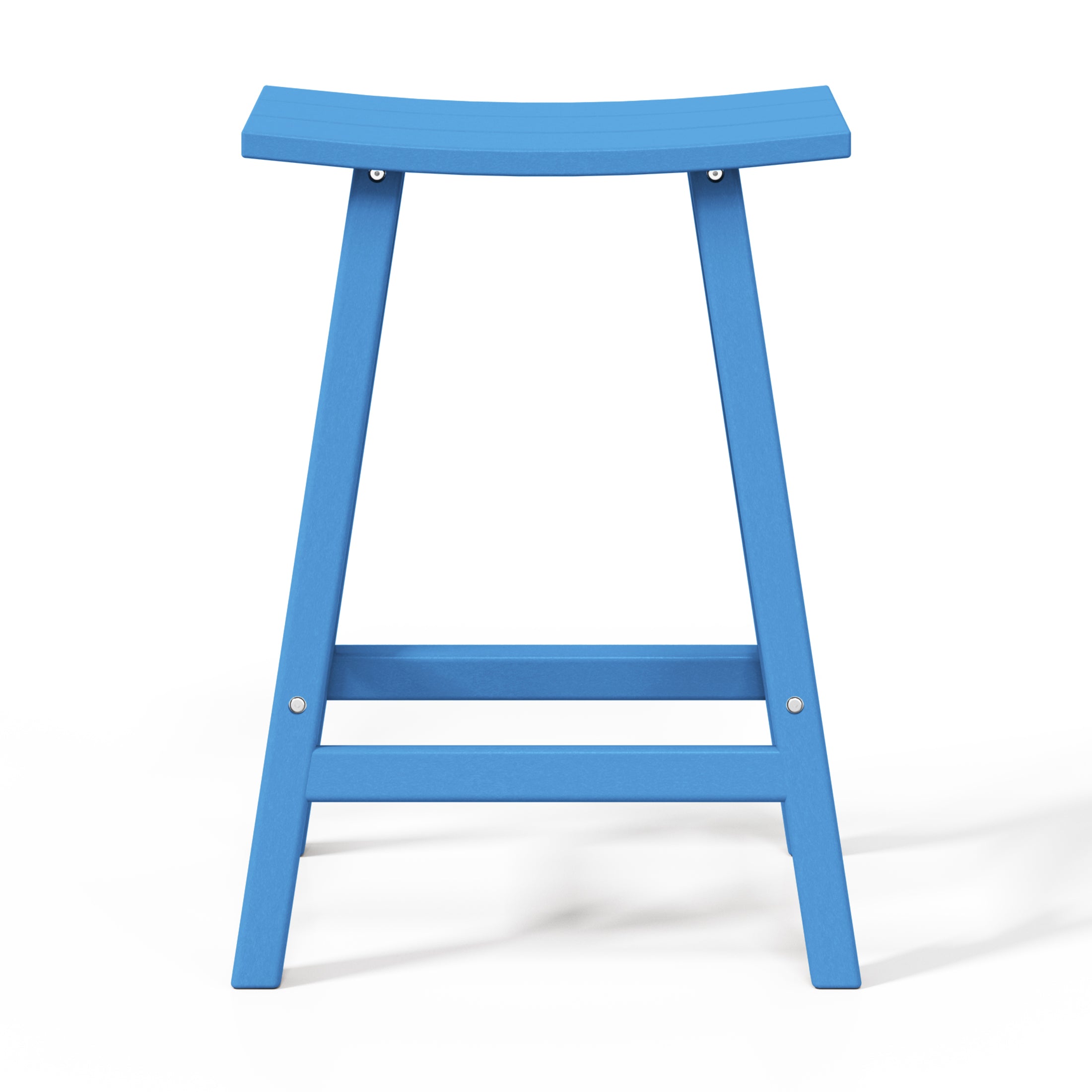 Paradise 2 piece set of 24" height Outdoor / Patio Saddle bar stools