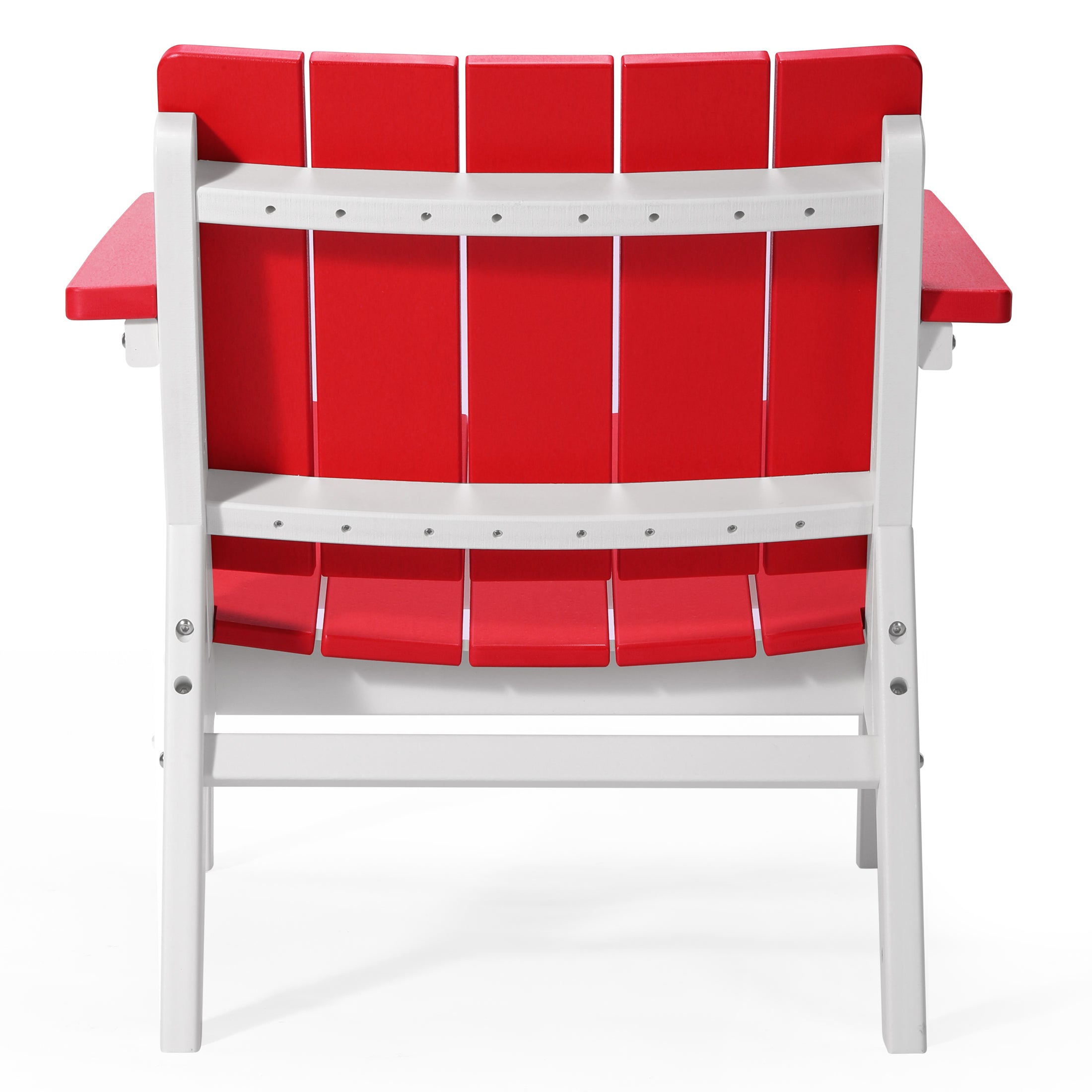 Seaside 3-Piece Outdoor HDPE Conversation Set with Deep Seating Chairs and Round Side Table