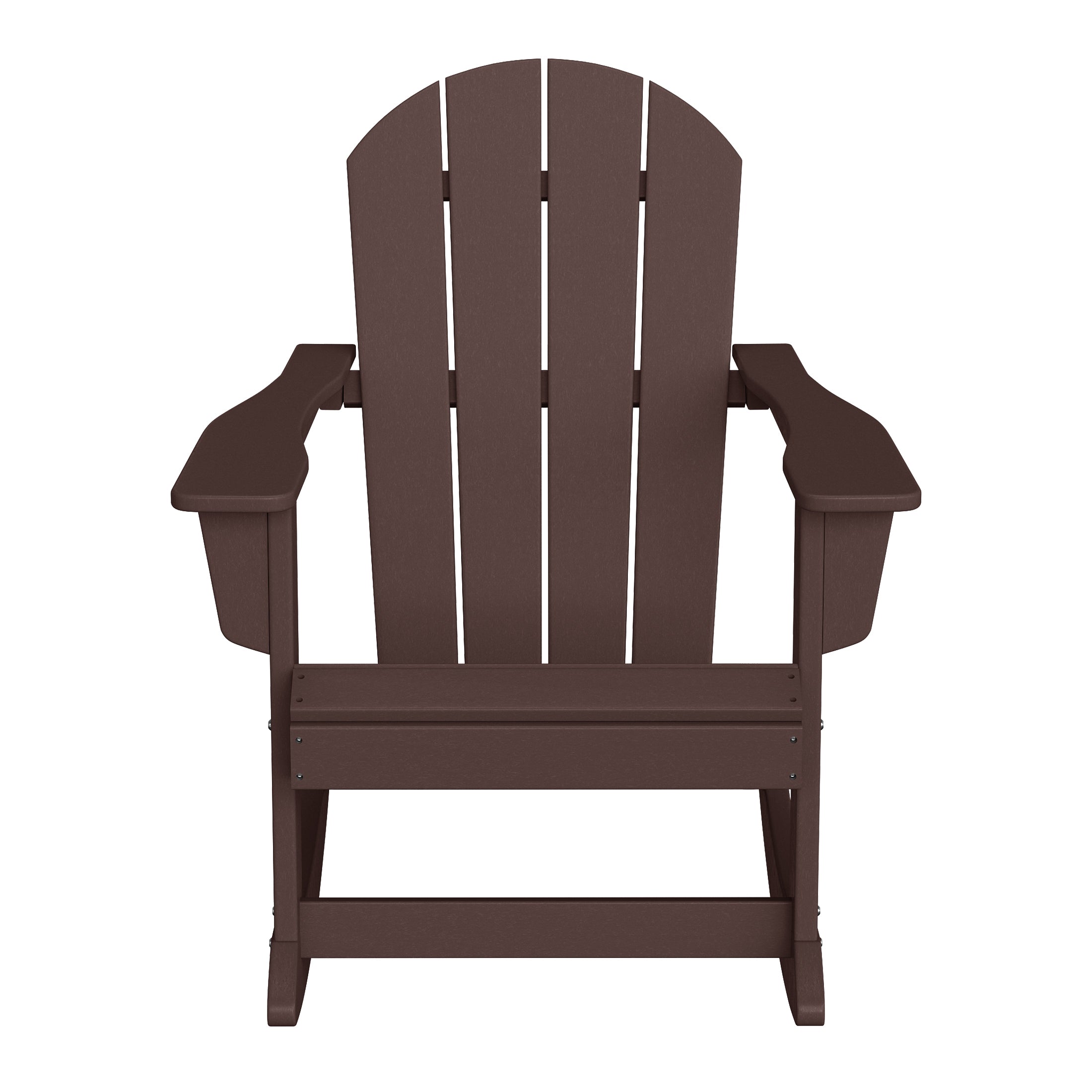 Paradise 3-Piece set Outdoor / Patio Poly Adirondack rocking chairs with a side table ( 2 seater )