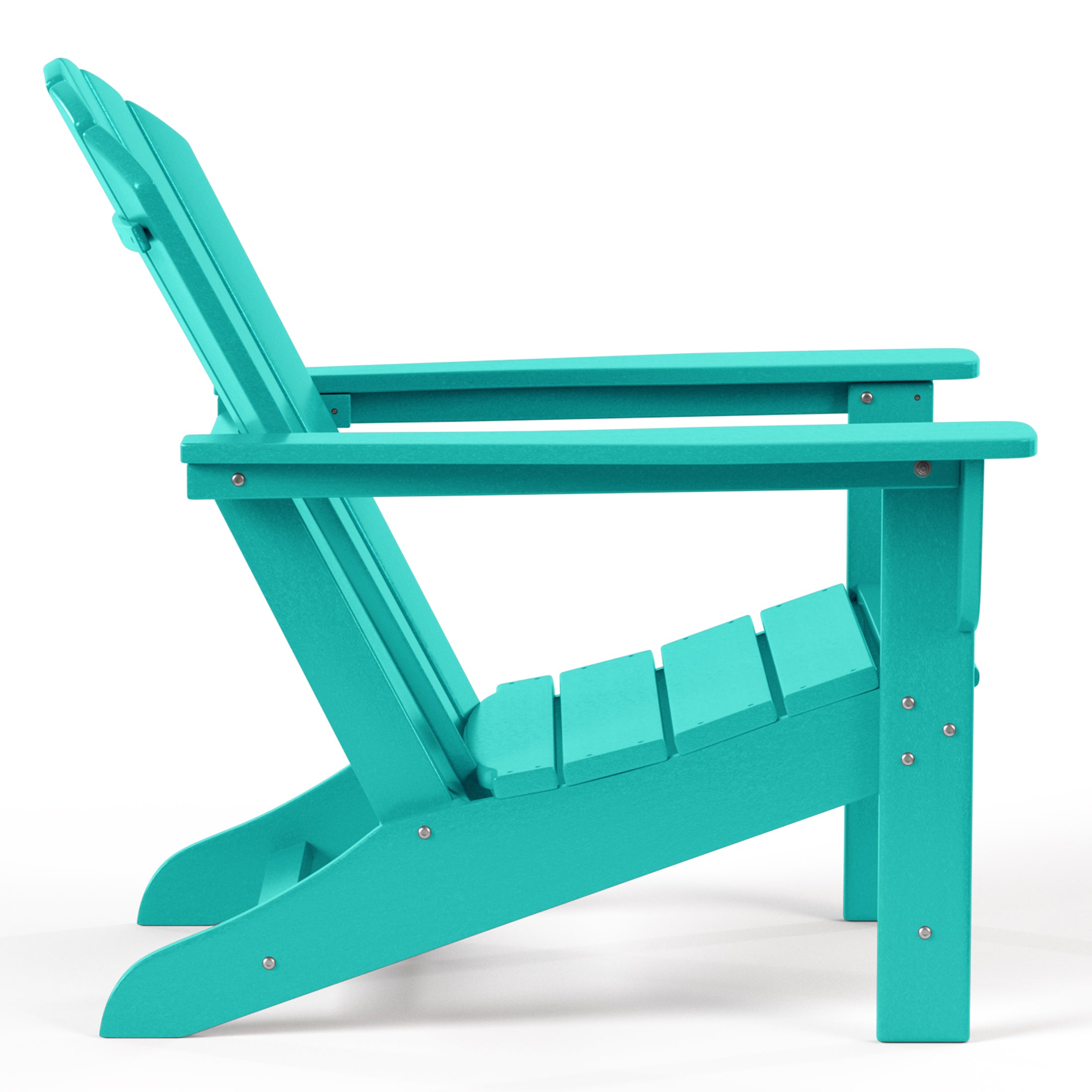 Portside Outdoor Adirondack Chair With Ottoman And Side Table 5-Piece Set