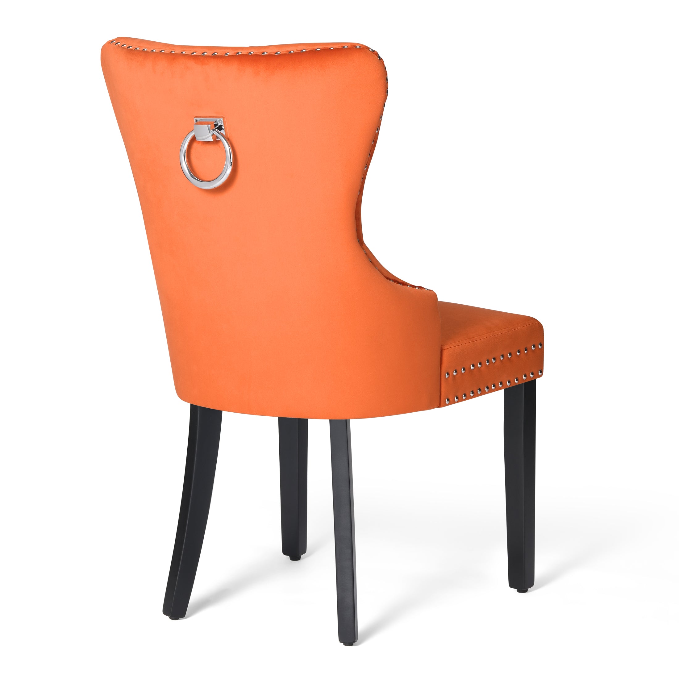 Hank Velvet Upholstered Tufted Dining Chairs (Set of 6)