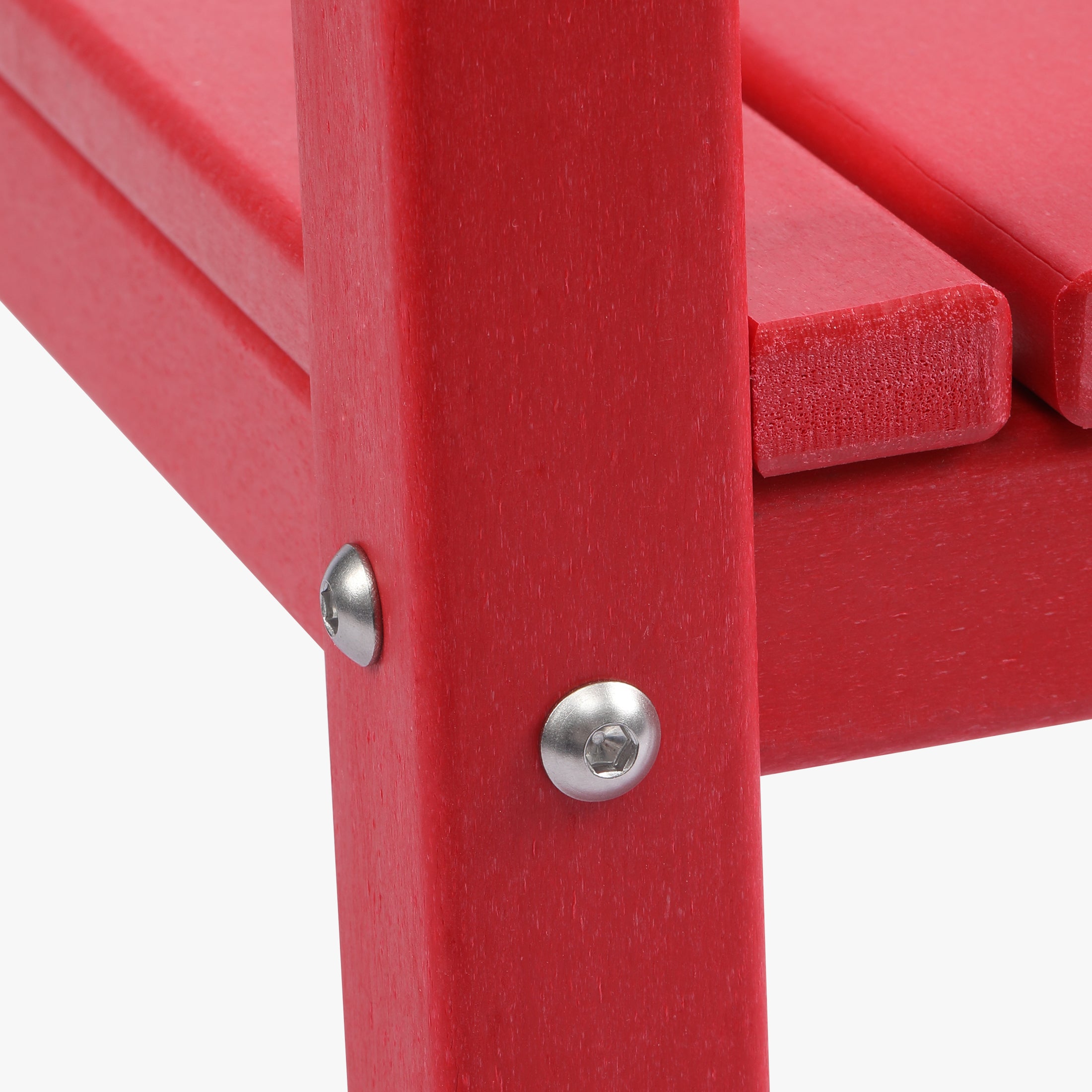 Paradise 36" Outdoor Adirondack HDPE 2-Tier Patio Side Table