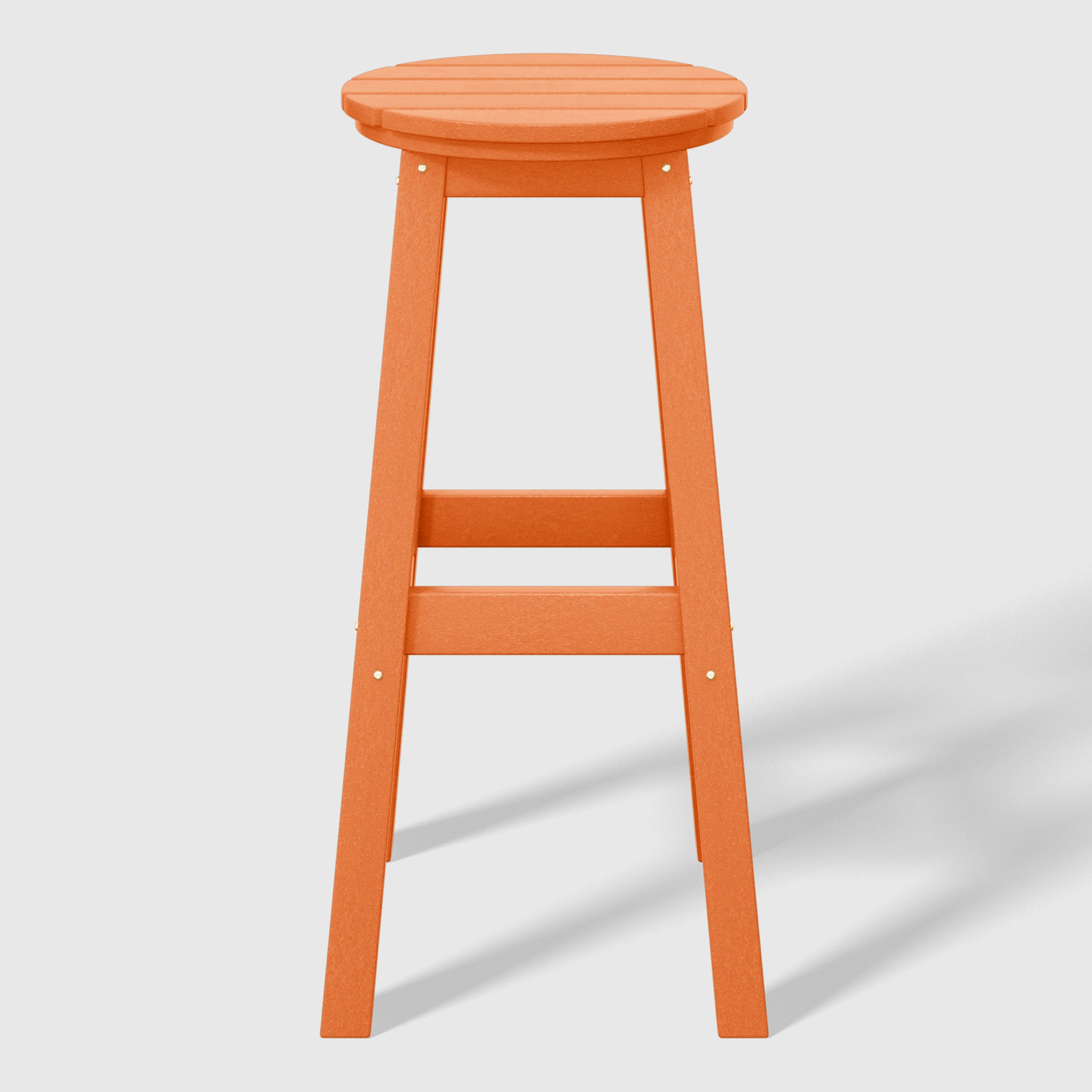 Paradise 29" HDPE Outdoor Patio Round Bar Stool Set of 3