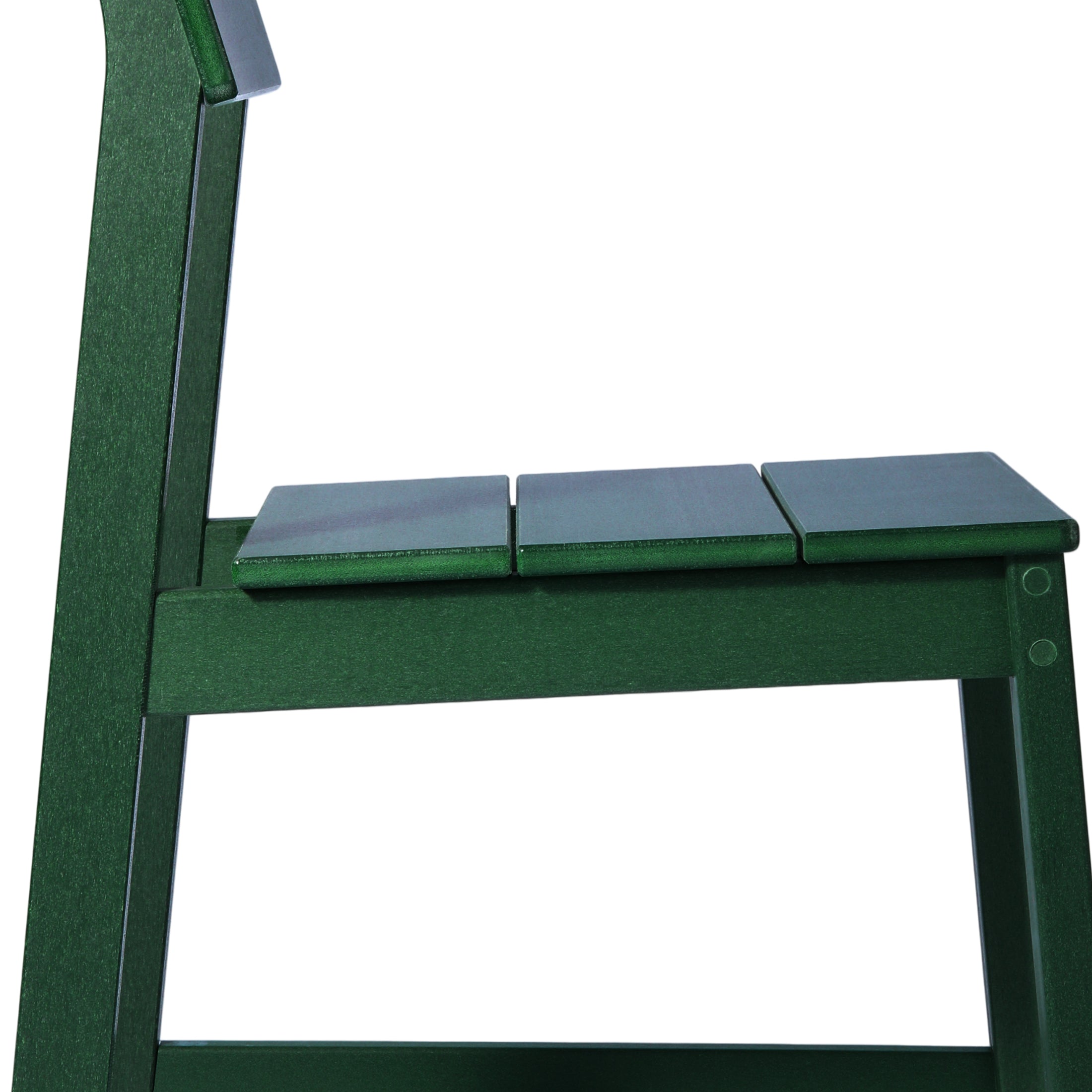 Cambria Modern HDPE Outdoor Armless Patio Dining Chairs (Set of 2)