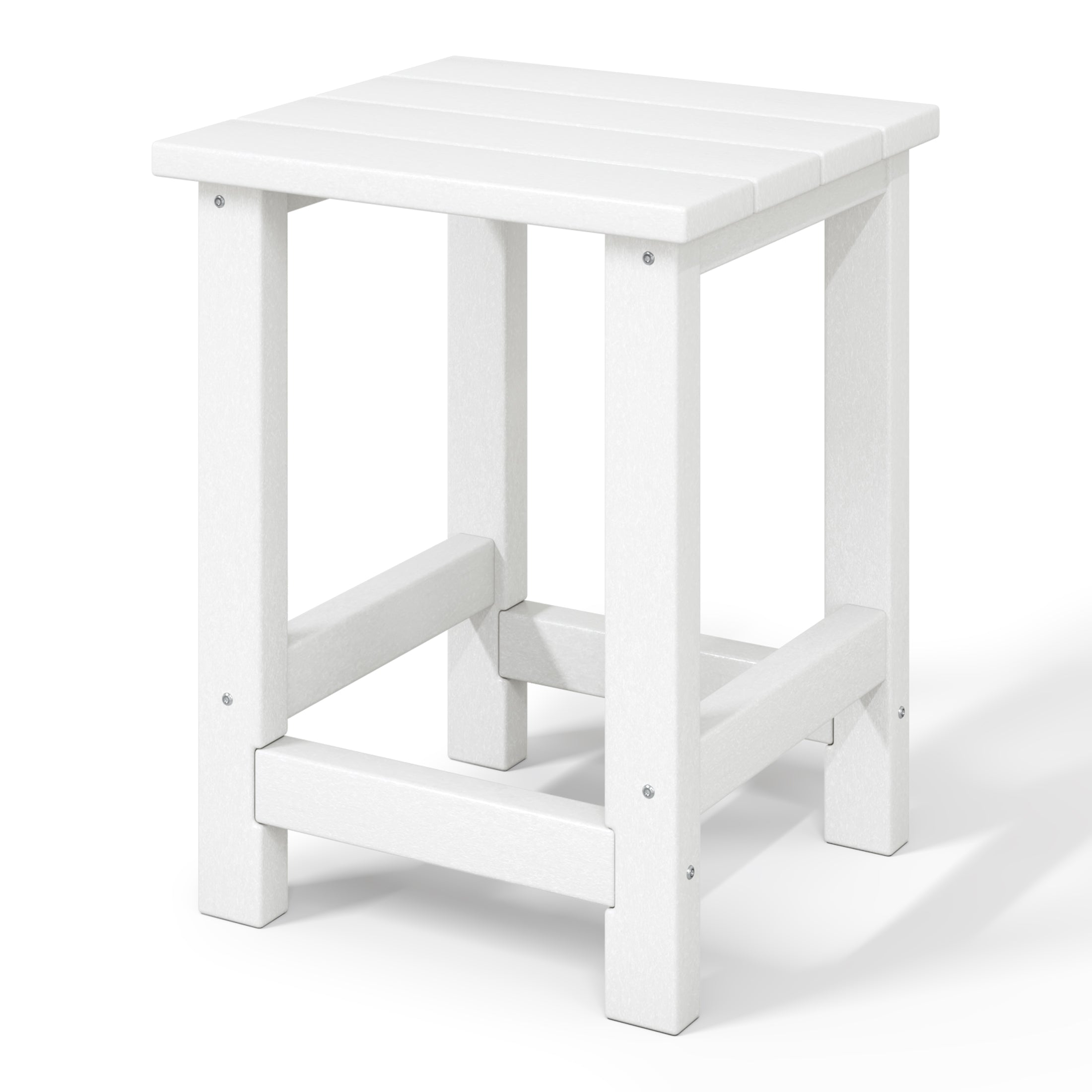 Paradise Kids Outdoor Patio Furniture HDPE Adirondack Square Side Table