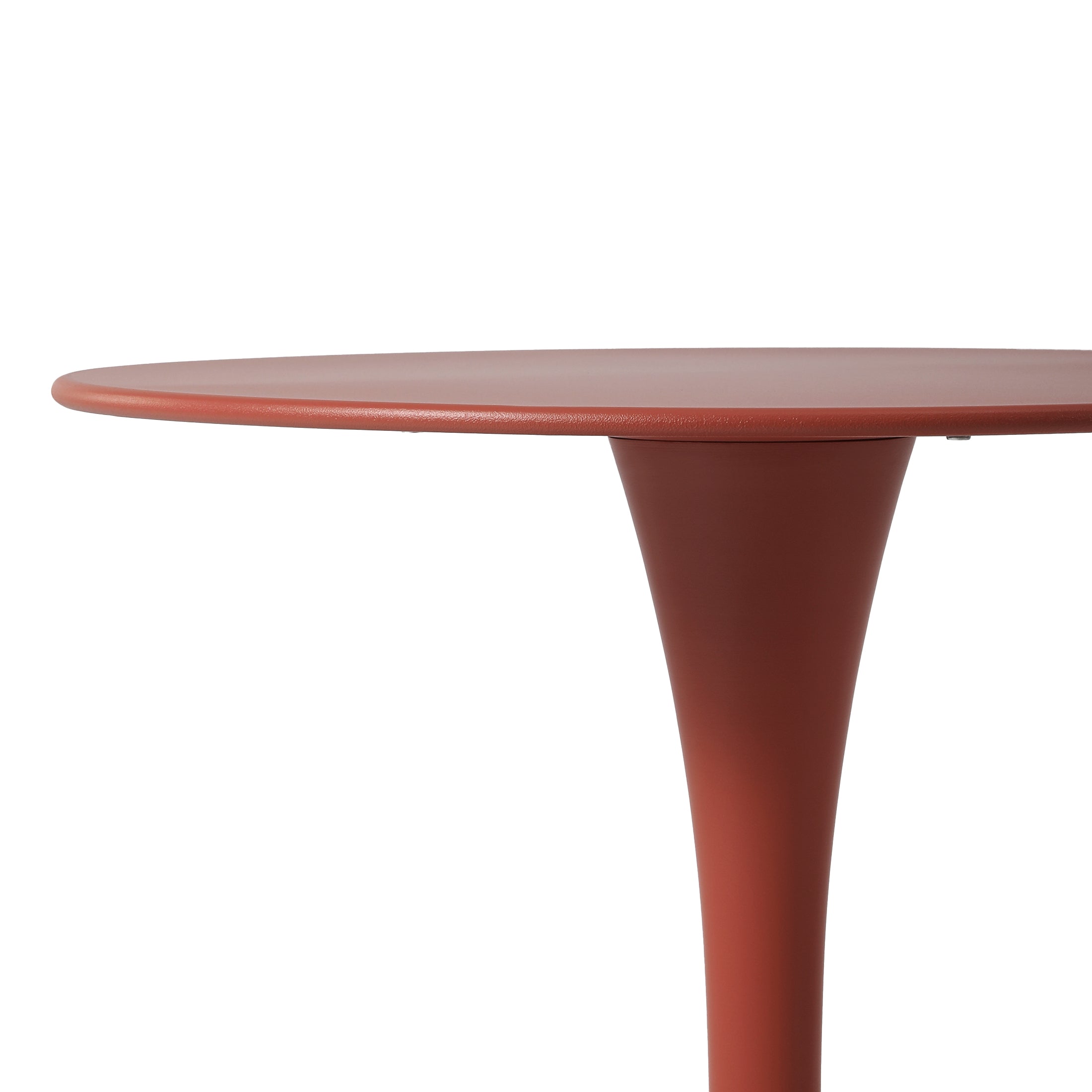 Sunshine 23.5" Round Outdoor Indoor Metal Cocktail Dining Table