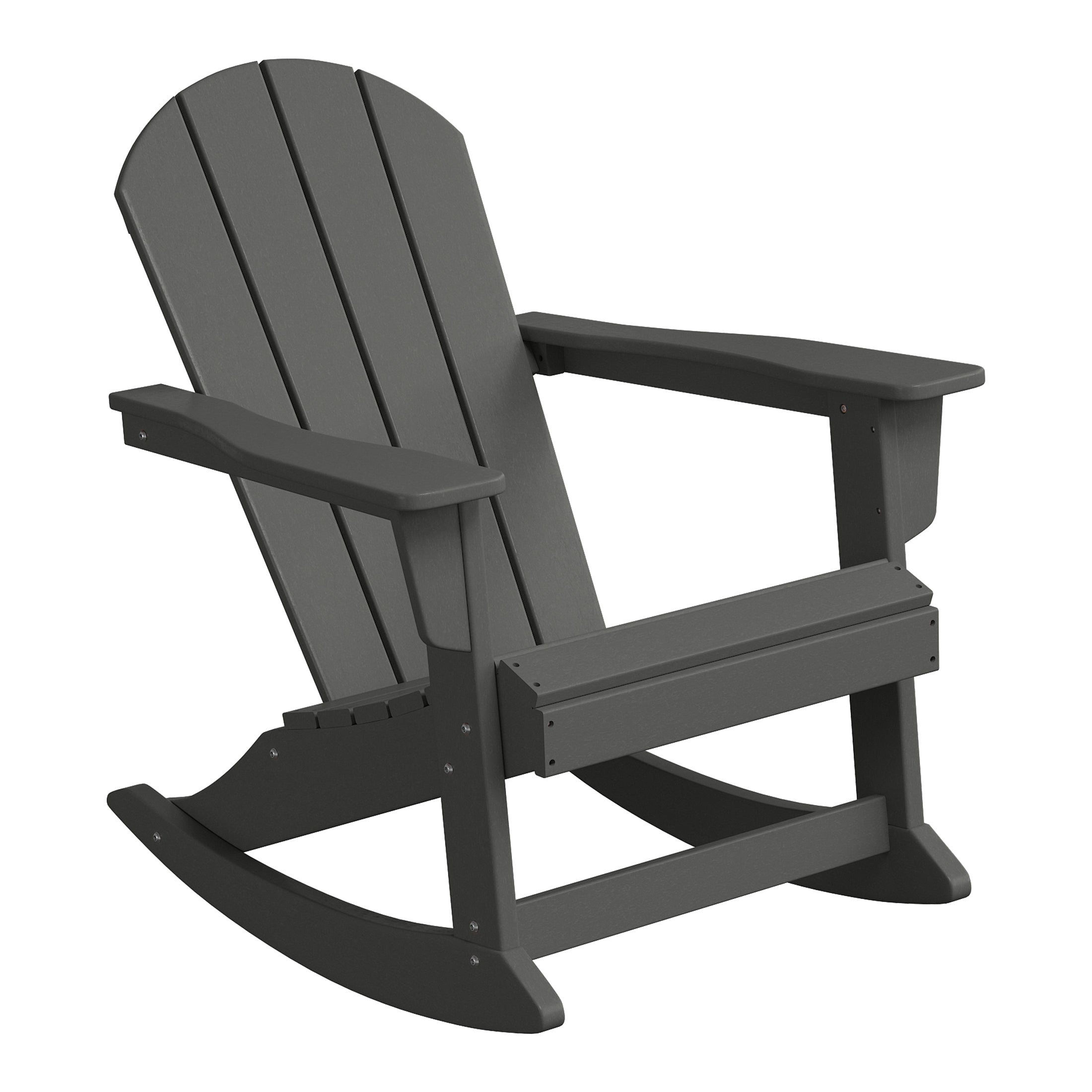 Paradise 2 piece set Outdoor / Patio Poly Adirondack rocking chairs ( 2 seater )