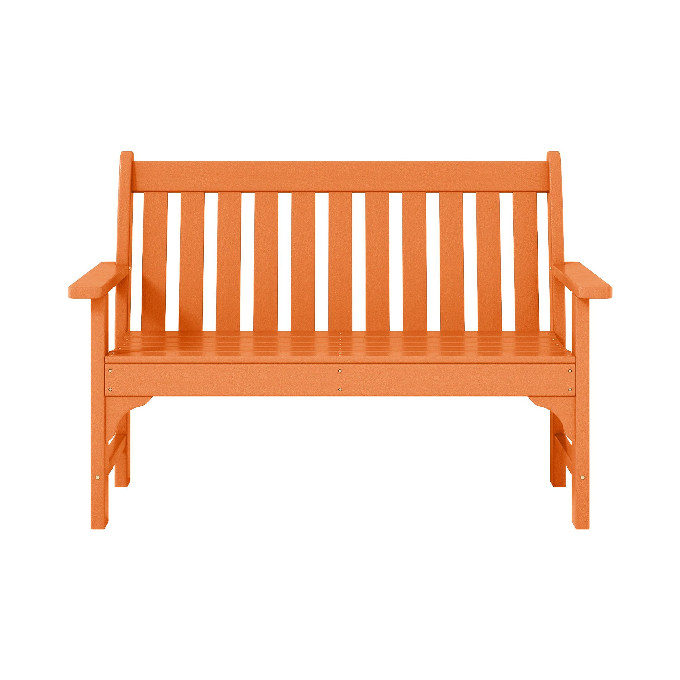 Paradise Outdoor 2-Person All-Weather HDPE Front Porch Garden Bench