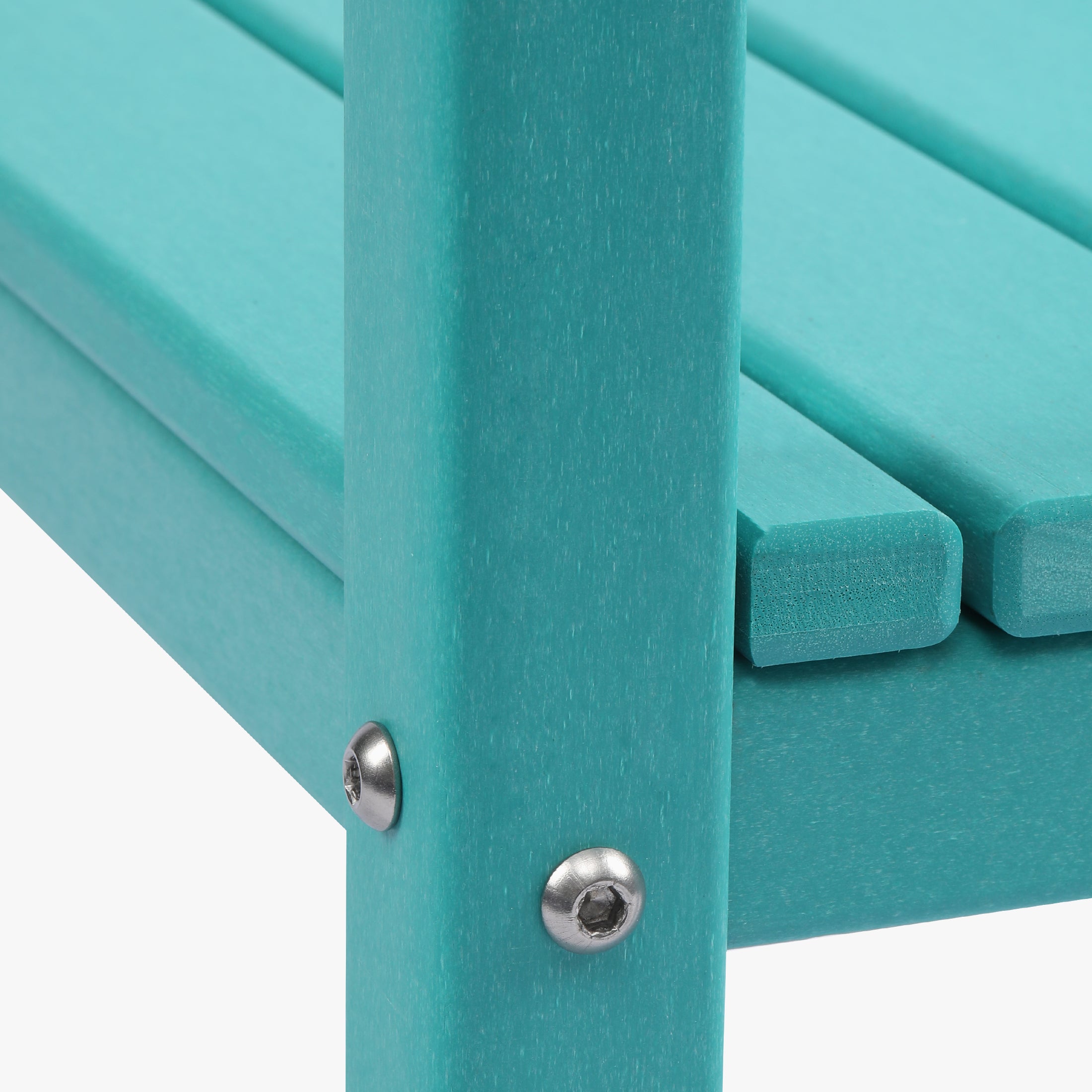 Paradise 36" Outdoor Adirondack HDPE 2-Tier Patio Side Table