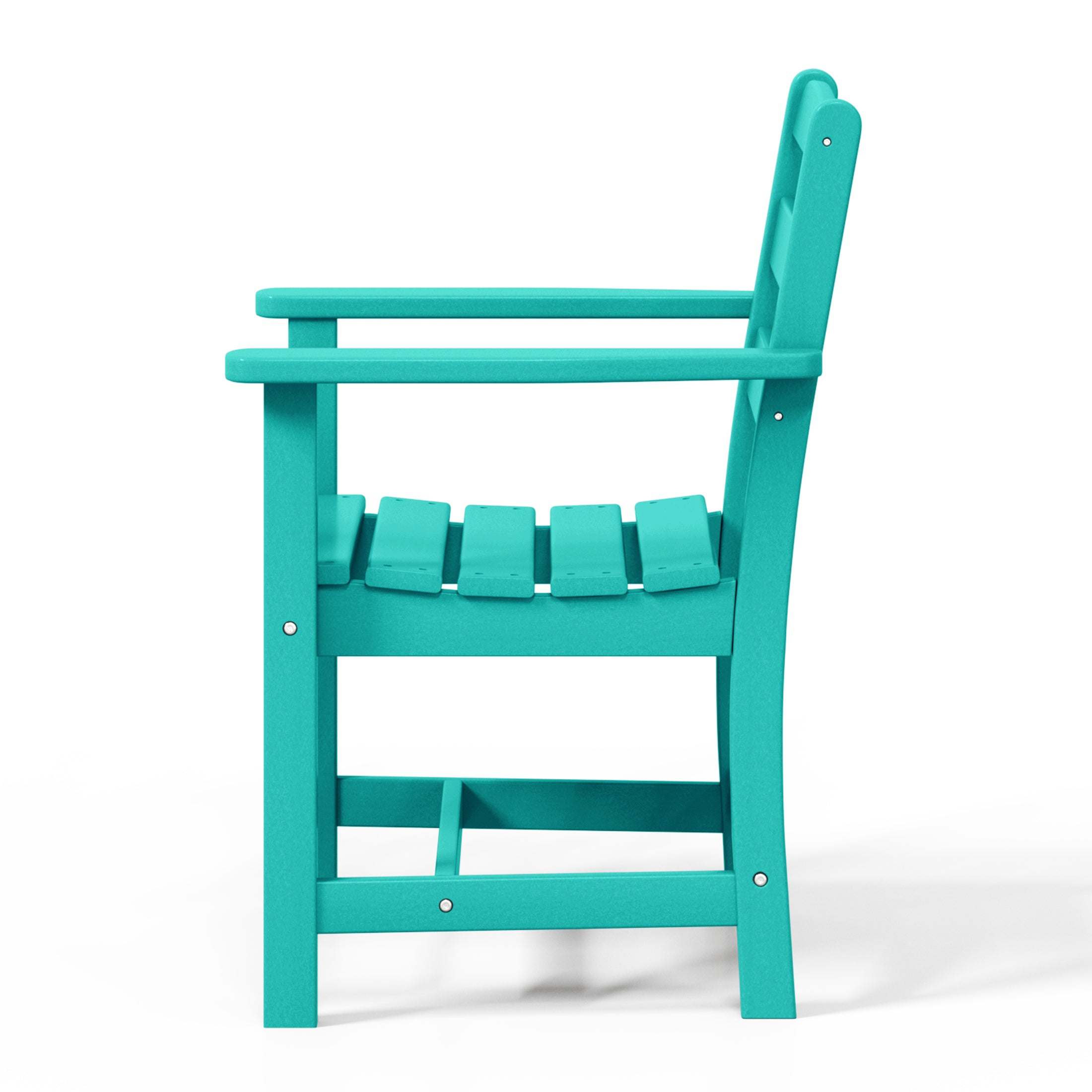 Palms Outdoor HDPE Patio Classic Dining Arm Chair