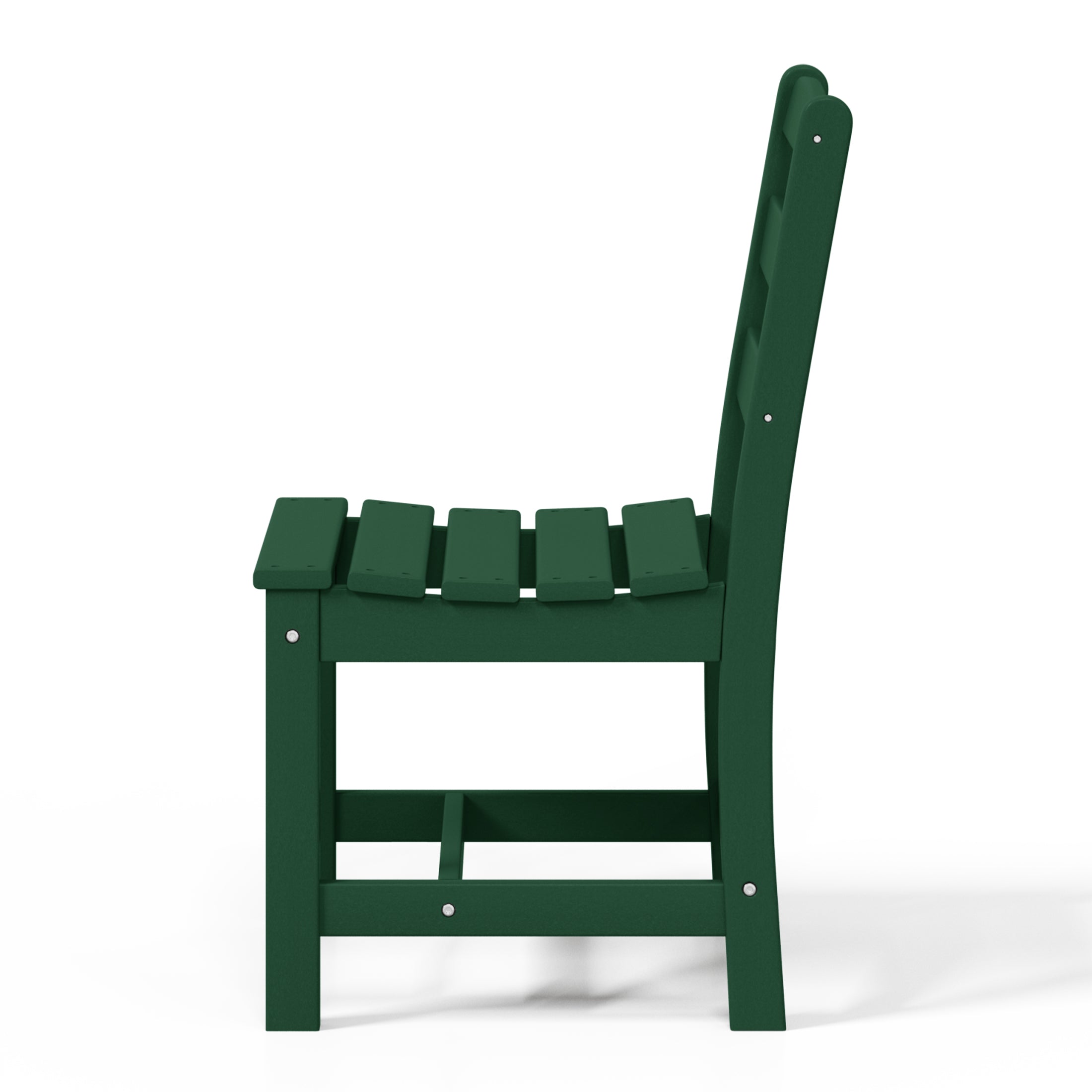 Palms Outdoor HDPE Patio Classic Armless Dining Side Chair