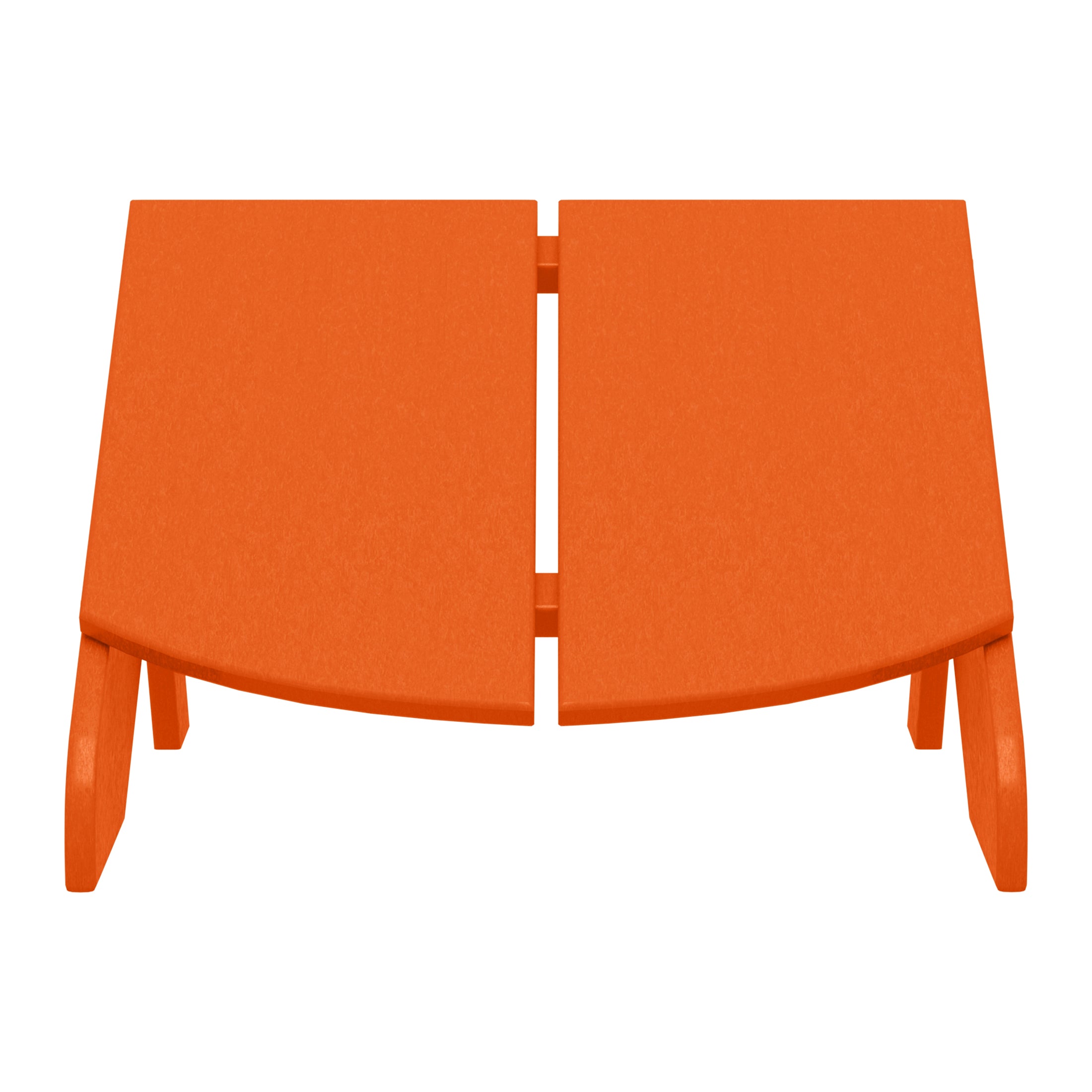 Seaview Modern HDPE Plastic Folding Patio Adirondack Ottoman