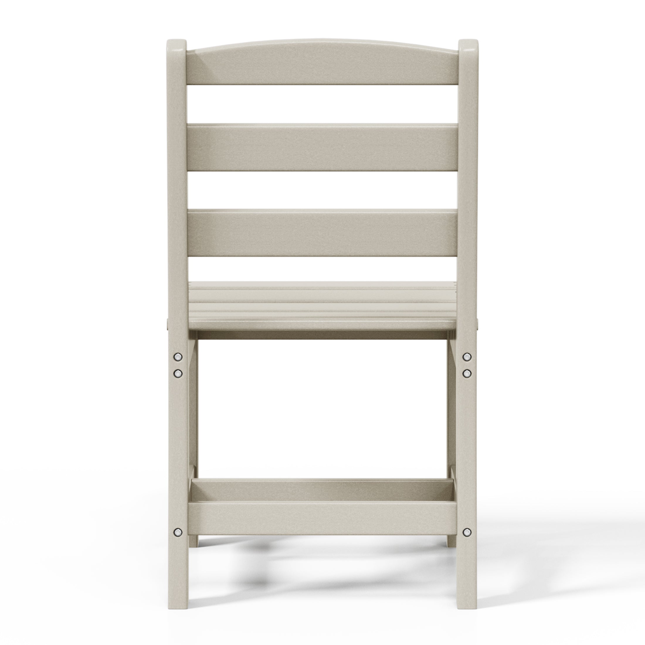Palms Outdoor HDPE Patio Classic Armless Dining Side Chair