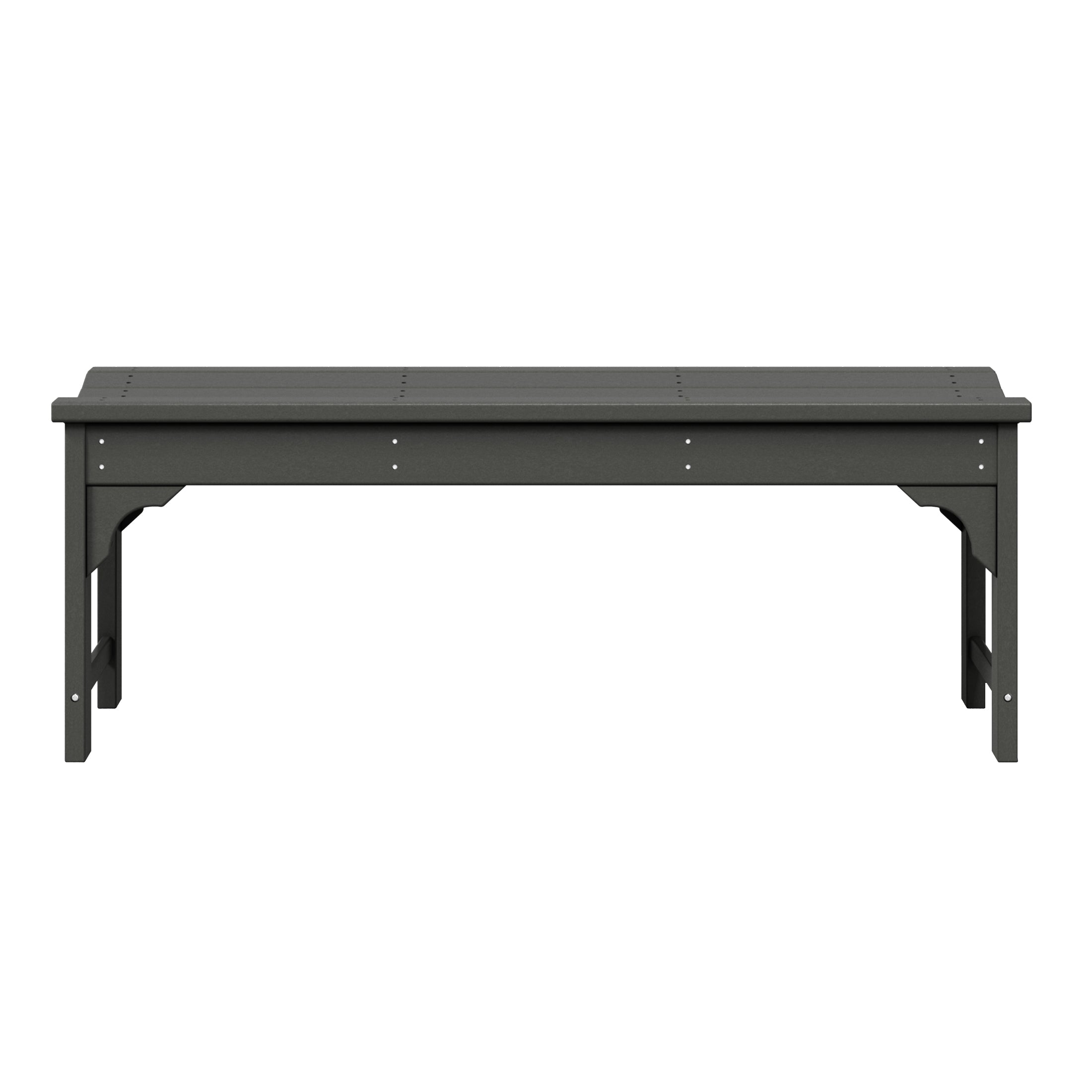 Paradise Westintrends 48" length backless Poly Westin Trendsod Outdoor / Garden bench