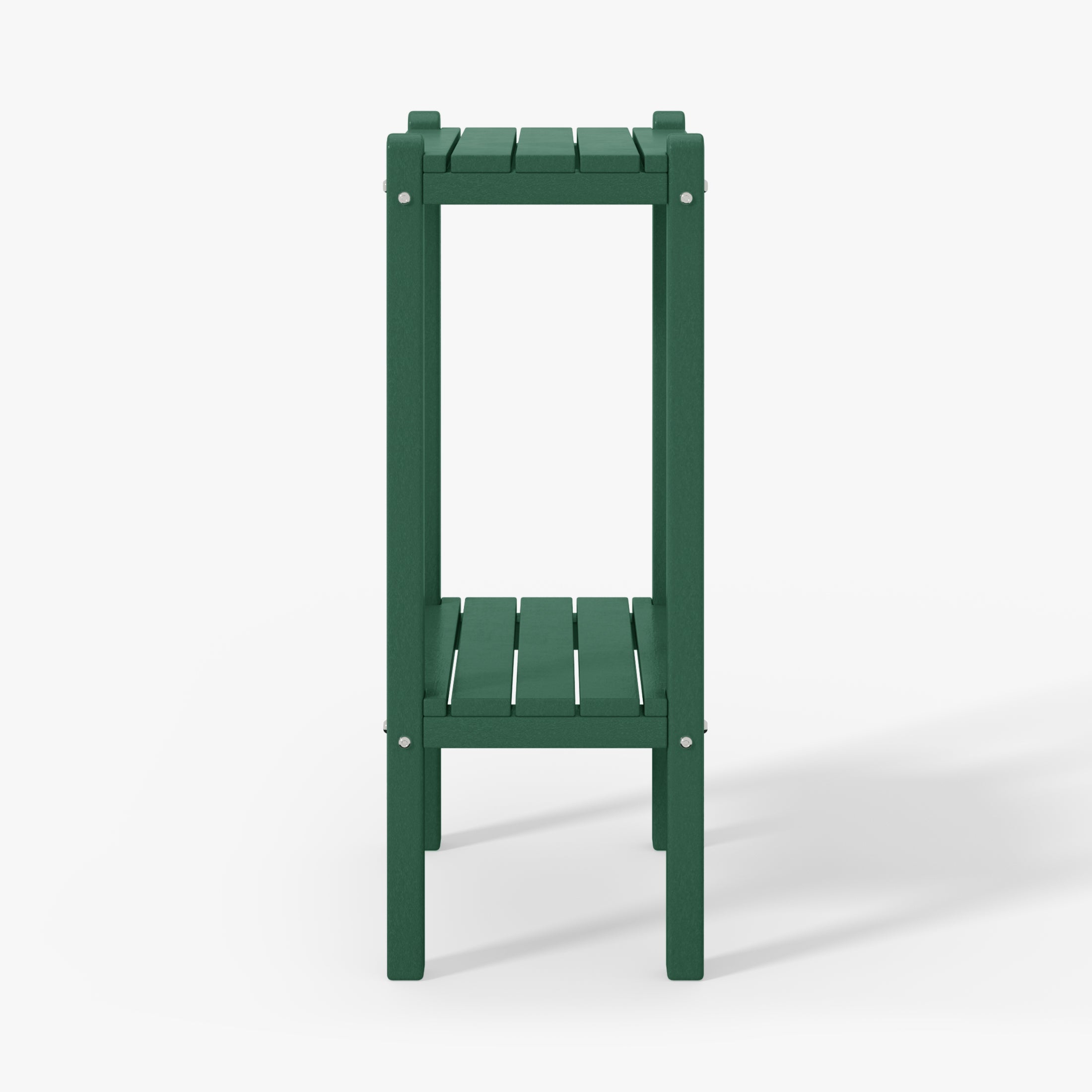 Paradise 36" Outdoor Adirondack HDPE 2-Tier Patio Side Table